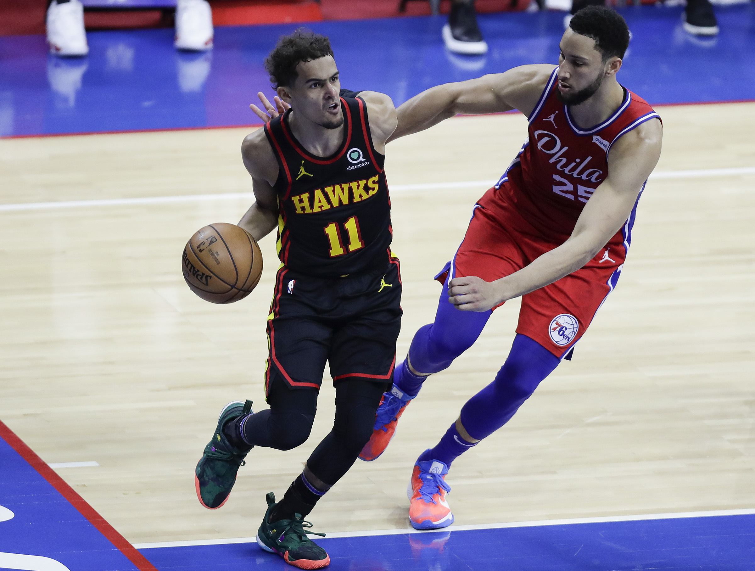 NBA playoffs: How Hawks' Trae Young is drawing fouls - Sports