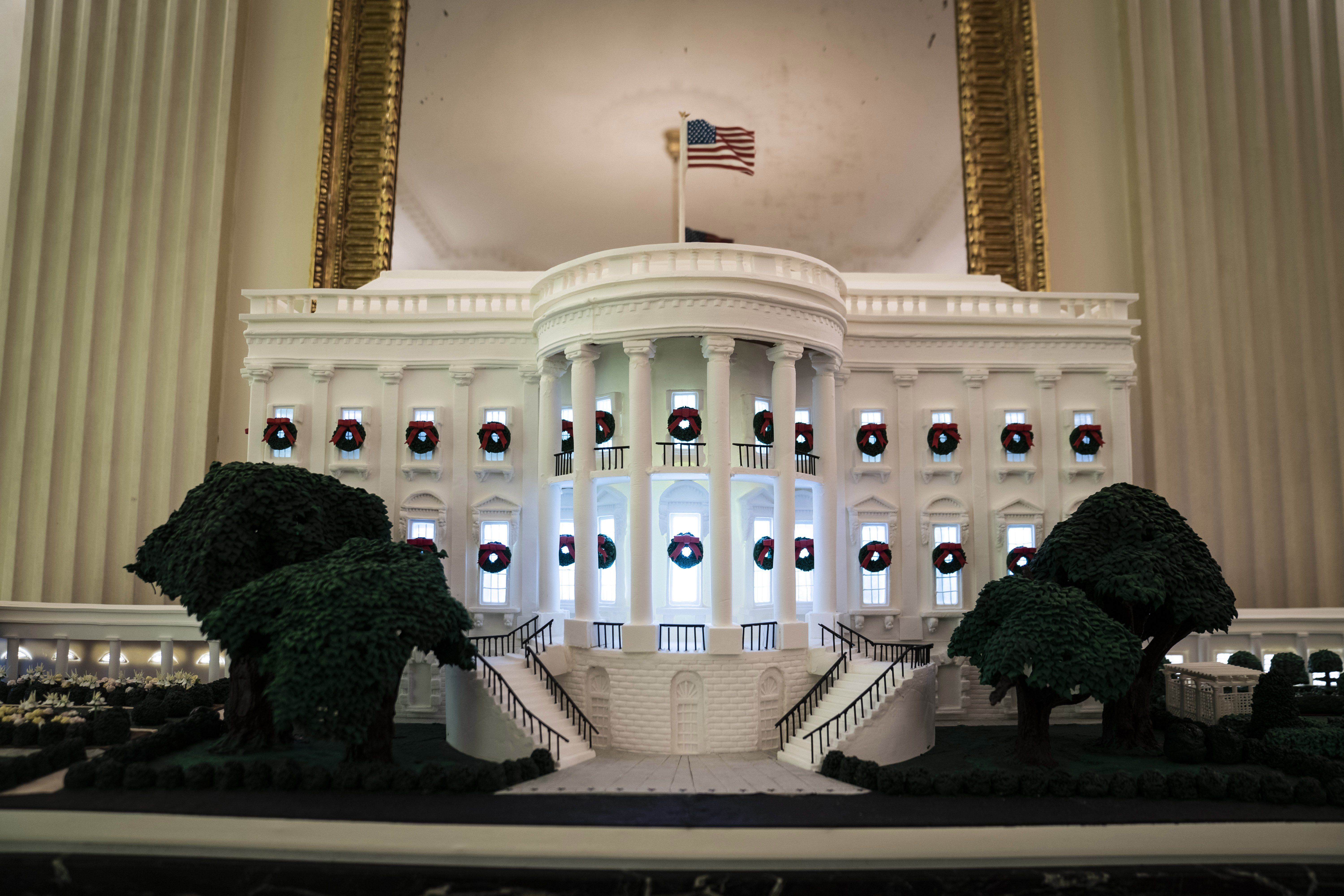 President Trump's 1st White House Christmas, Artist's Representation, #1 in  New Ongoing Presidents Bobble Series, Limited to 750, President Trump's