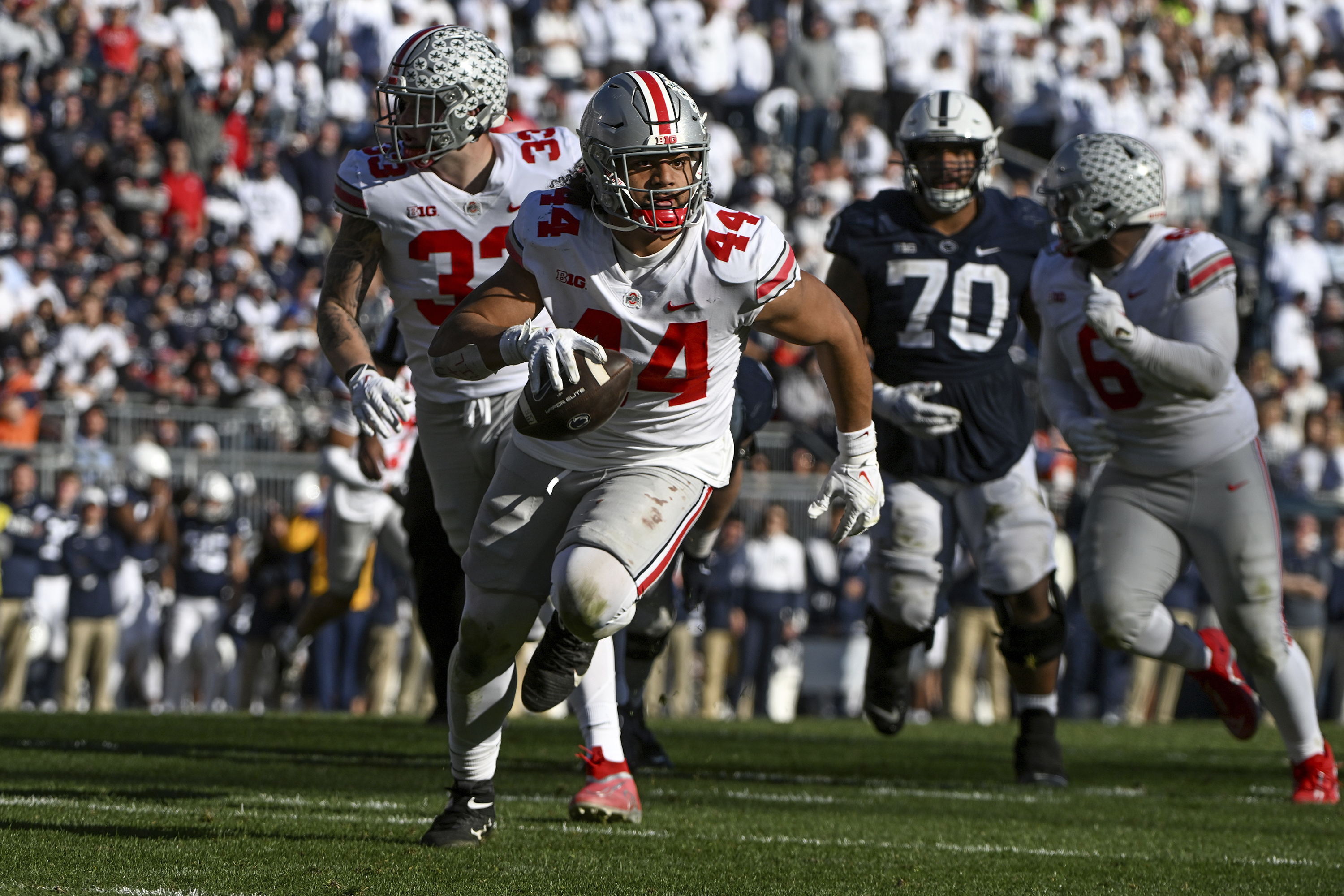 No. 18/16 Penn State Wins at Indiana, 33-28 - Penn State Athletics