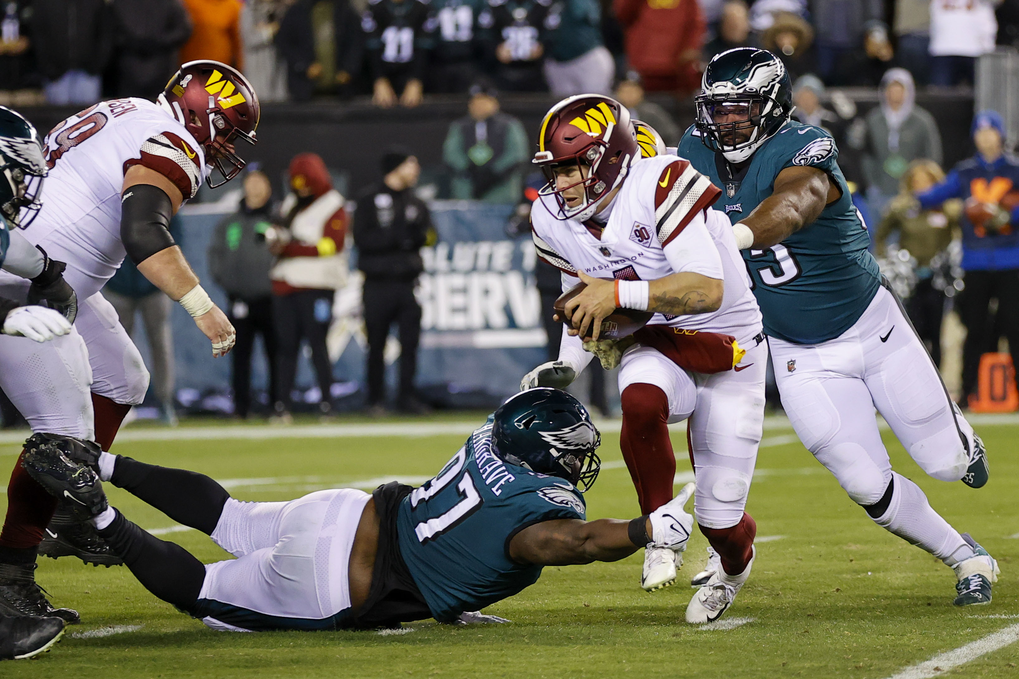 Are 'hunted' Eagles using last year's loss to Commanders as