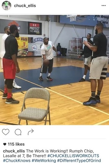 James Harden once crashed a Philly summer basketball championship game
