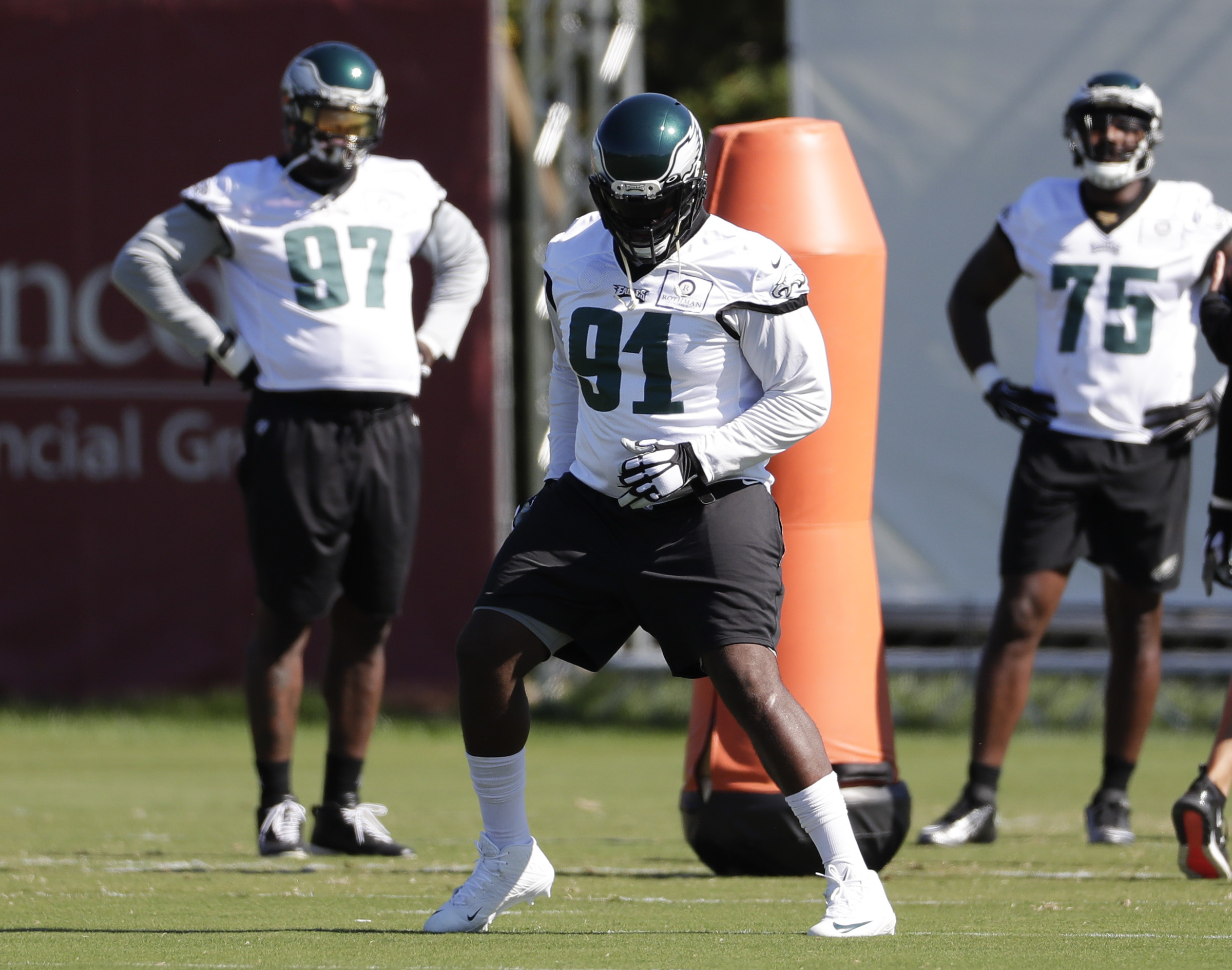 Eagles tackle Jordan Mailata passed his first test but will face a tougher  one Sunday against the Steelers and Bud Dupree