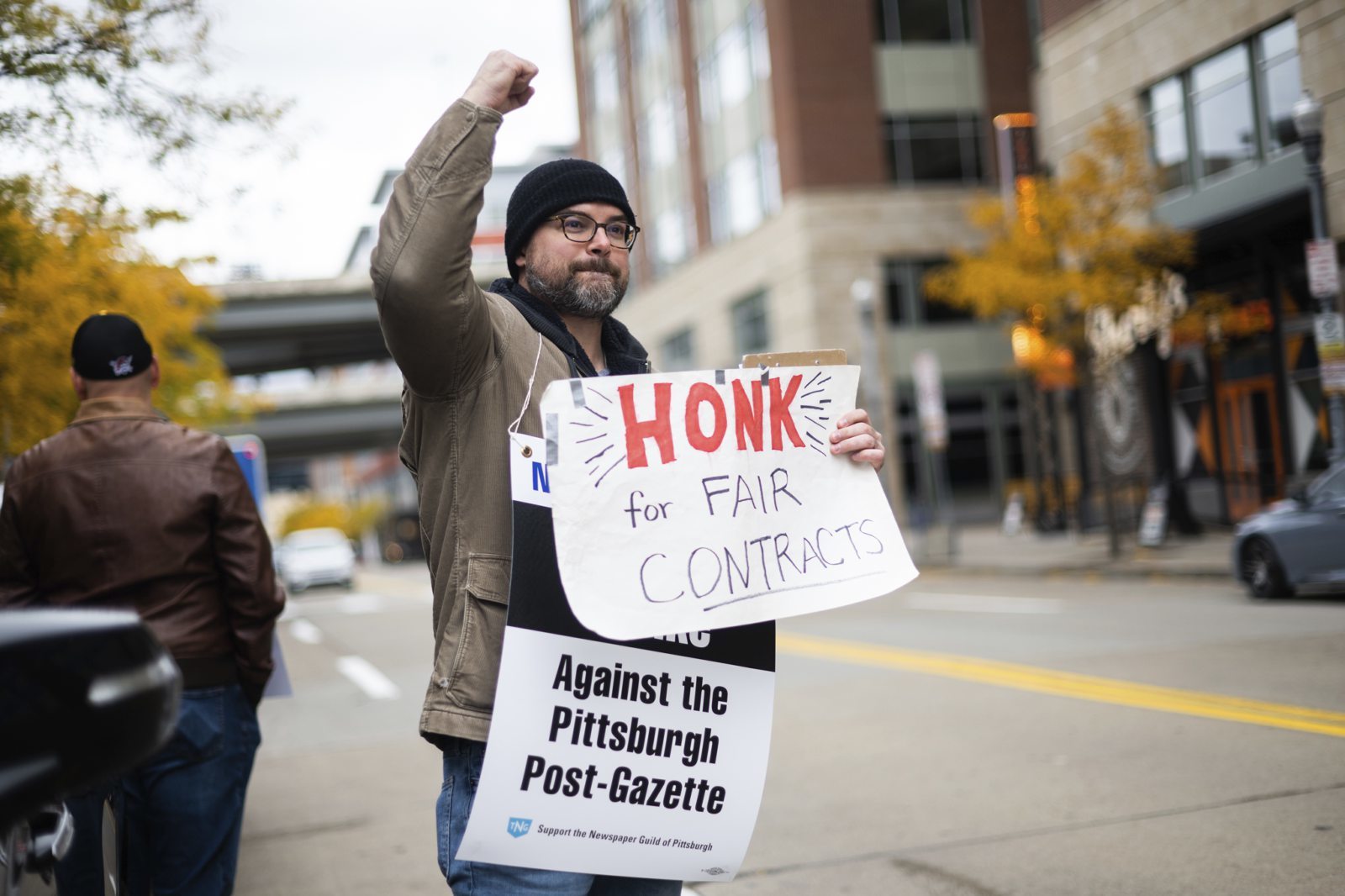 Pittsburgh Post-Gazette journalists go on strike but some refuse to join  the picket line