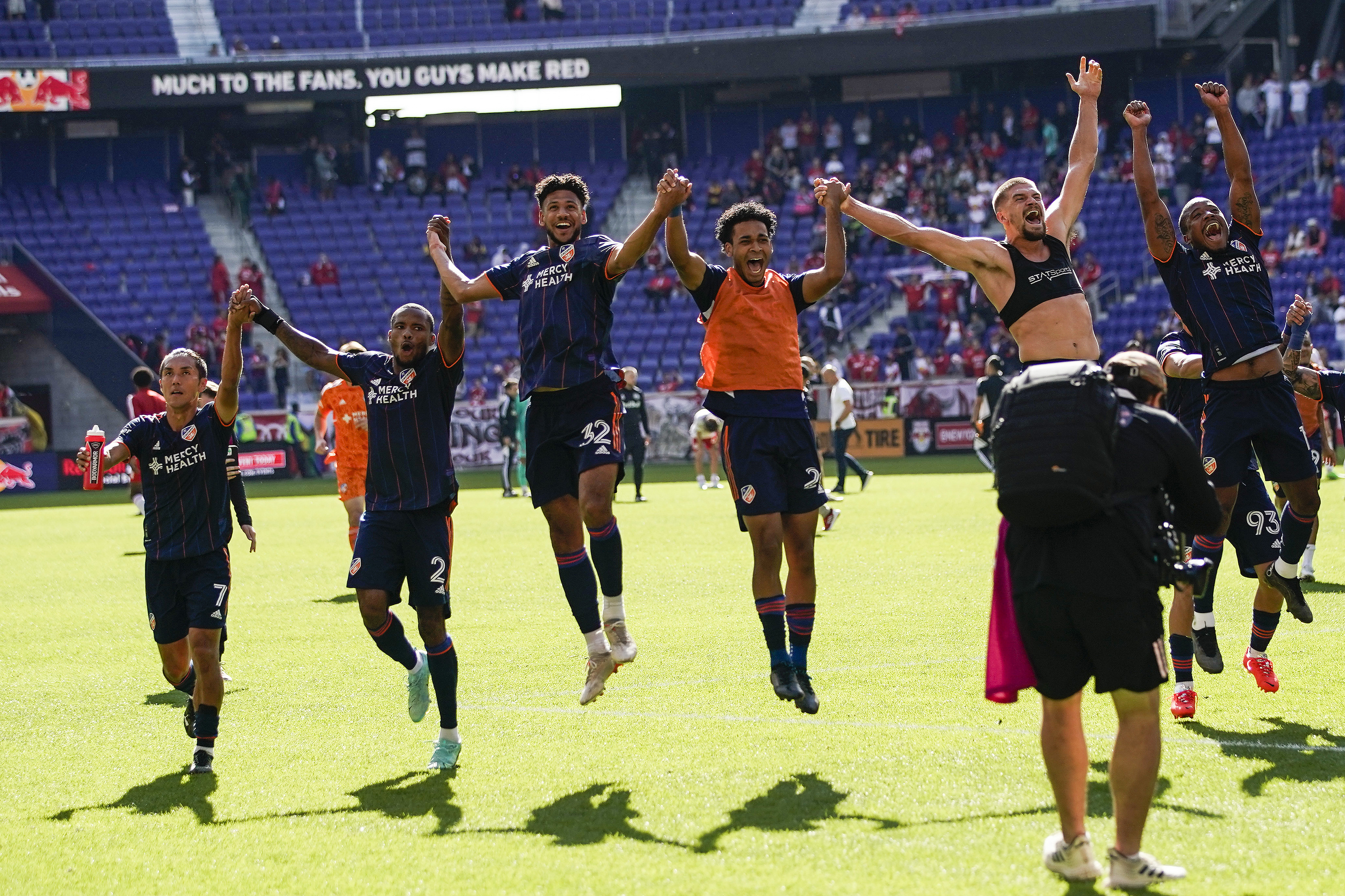 FC Cincinnati playoff match against New York Red Bulls