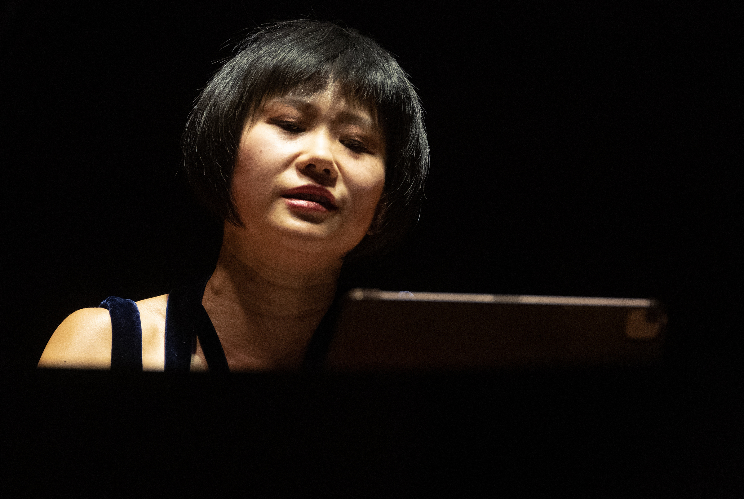 Pianist Yuja Wang blew the roof off the Kimmel Center Tuesday night
