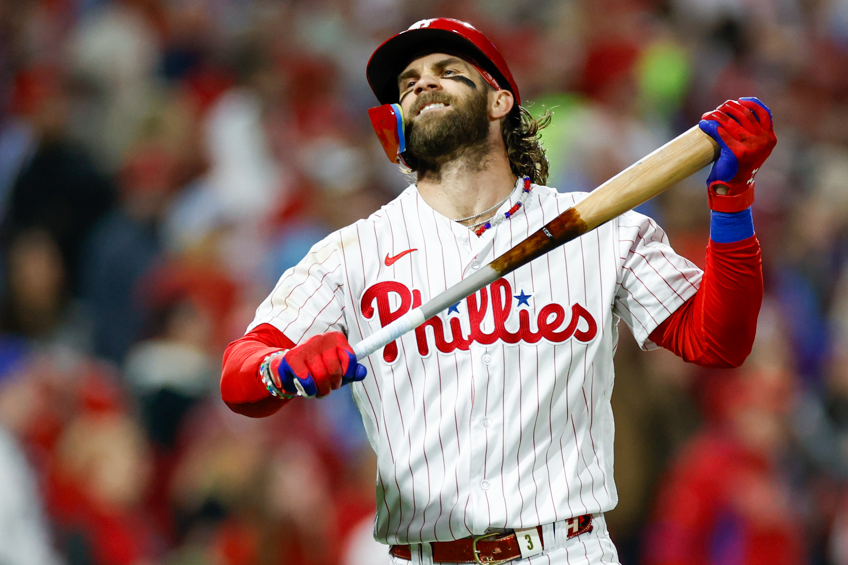 Bryce Harper's birthday bash: Phillies star makes playoff history