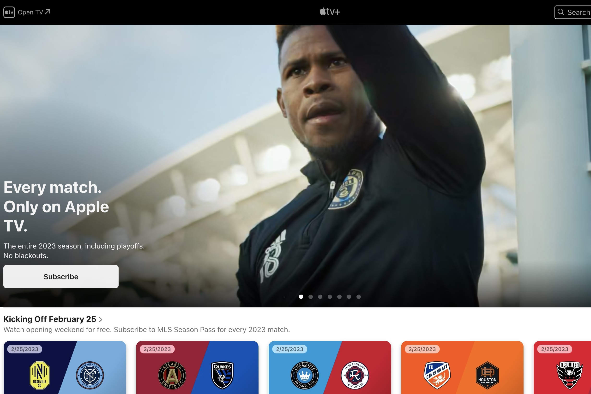 MLS Season Pass is now available worldwide on the Apple TV app - Apple