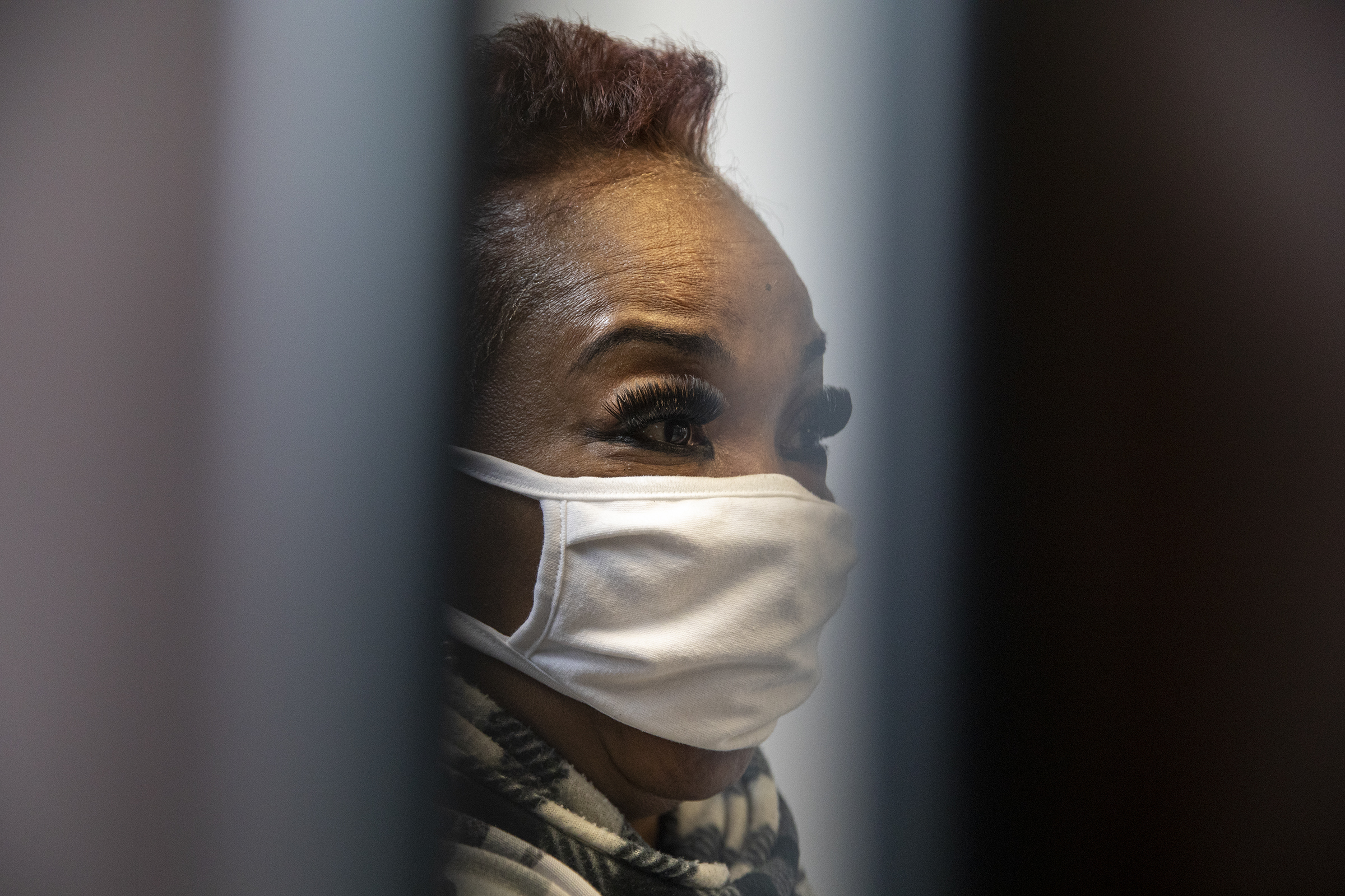 Rene Marie Gamble, 60, a regular at Patriot Pharmacy, received her first shot on Wednesday. “It drops a load and I was a little nervous getting it,” Gamble said. “I care about my health. I thought about all that. I get my medicine here every month and I have grandkids that are around me a lot.”