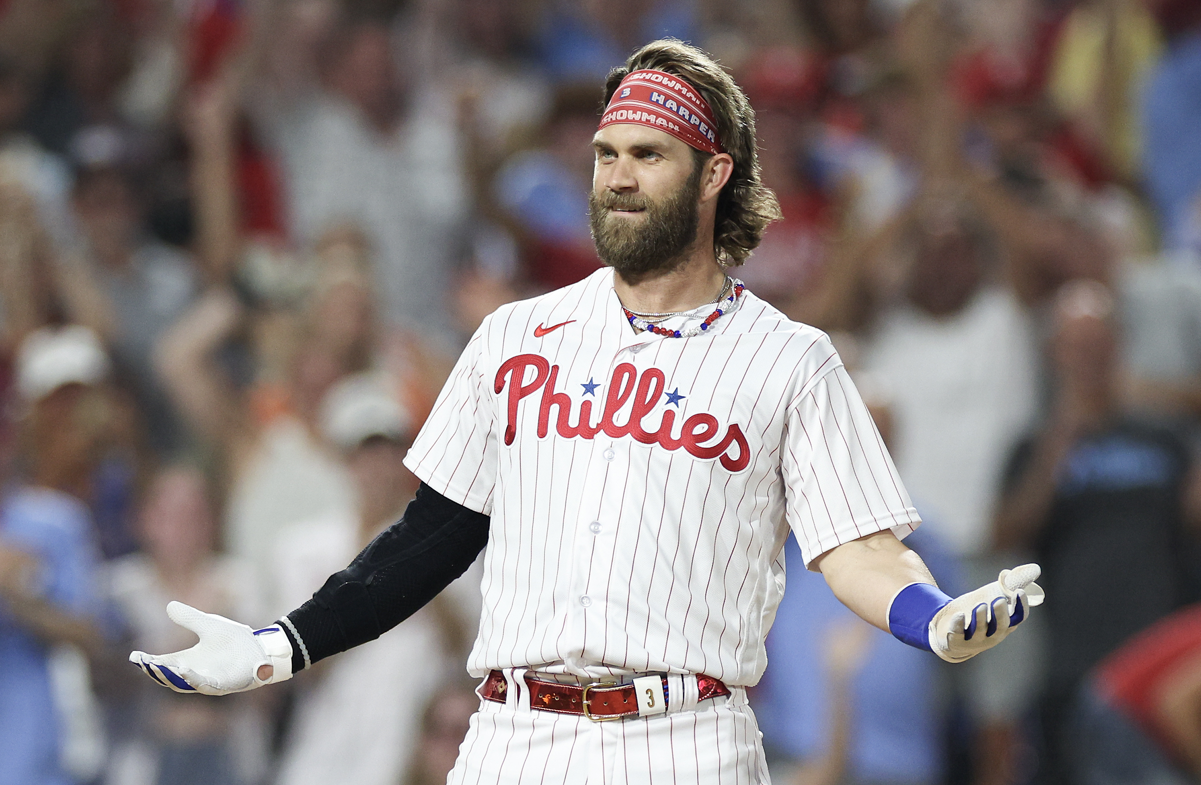 Phillies' slugger still stepping up rehab after elbow surgery