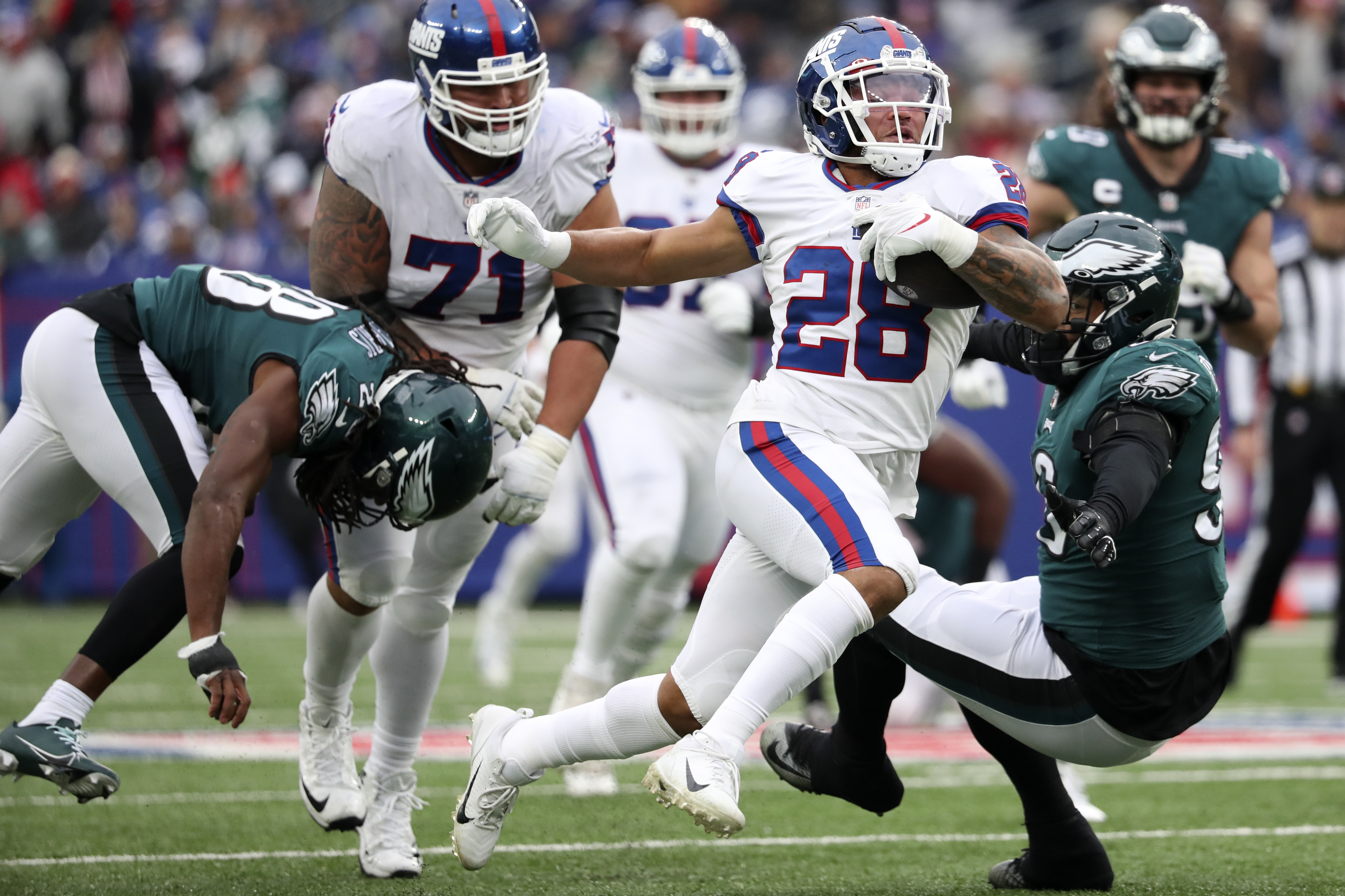 D-Coordinator Fires Back at Eagles 'Giant Killer' Boston Scott