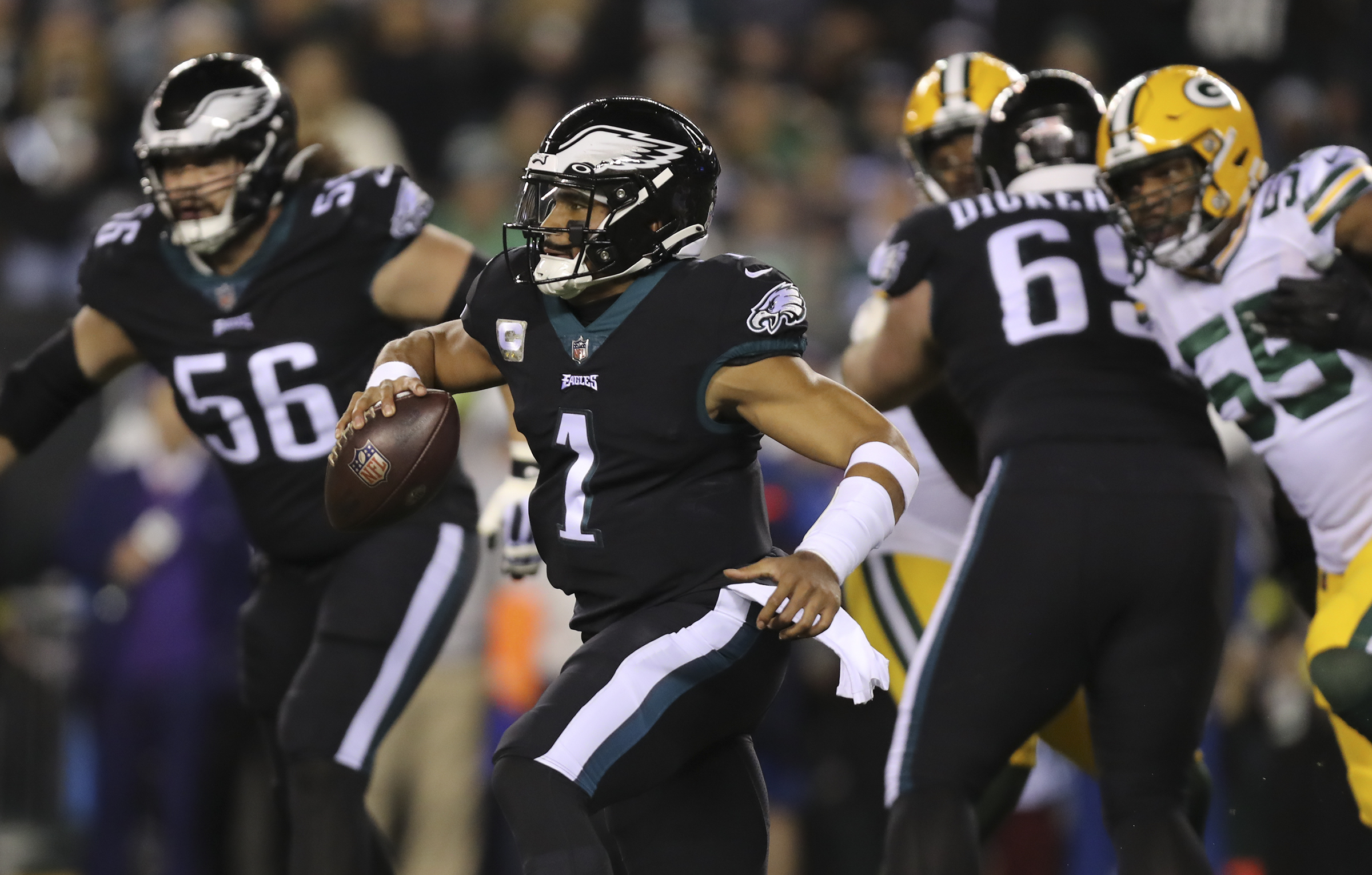 Kenneth Gainwell first-TD bettors react to Eagles RB being ruled short on  review, Jalen Hurts stealing score