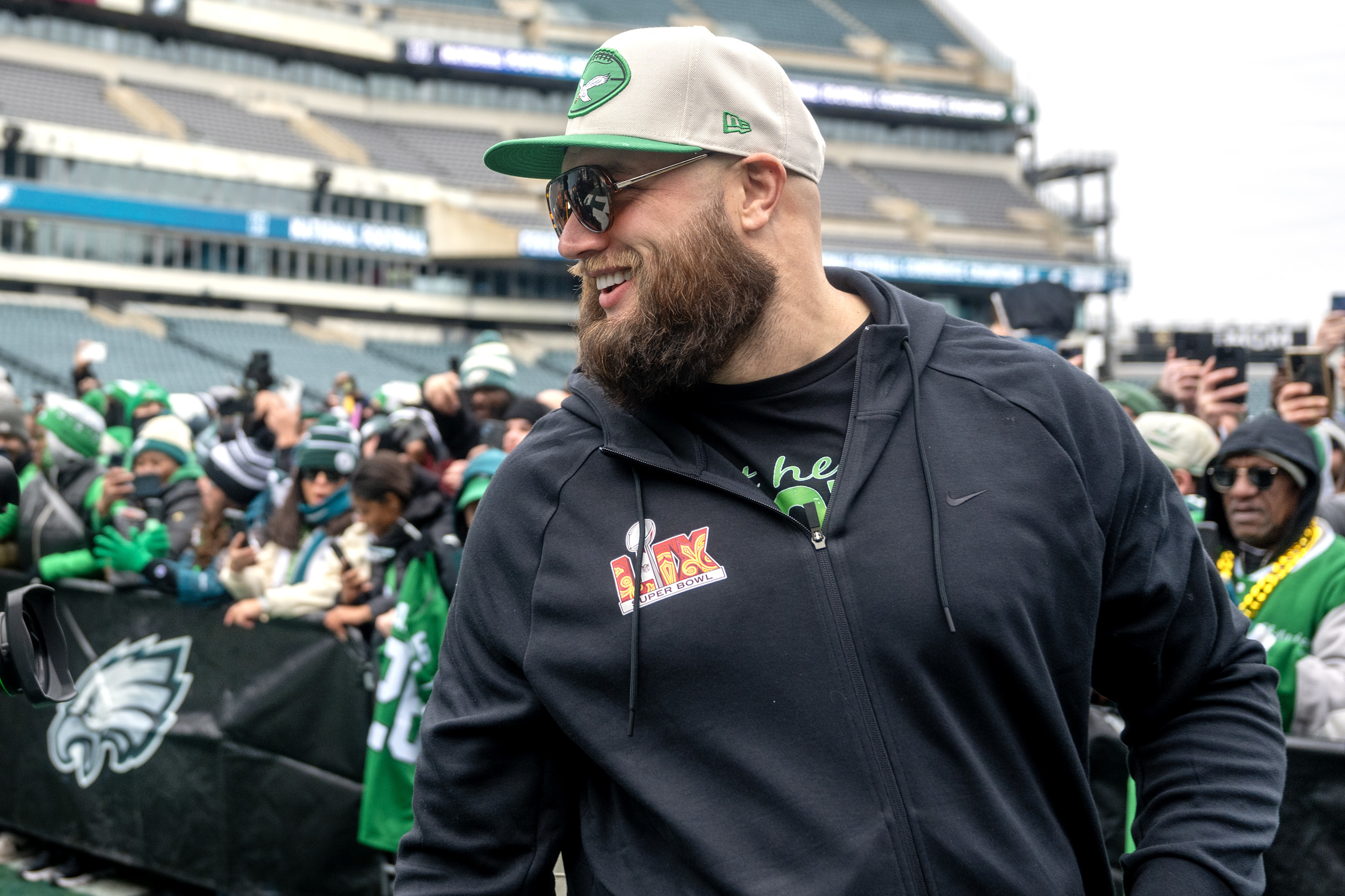 Eagles fans send team off to New Orleans Super Bowl against Chiefs