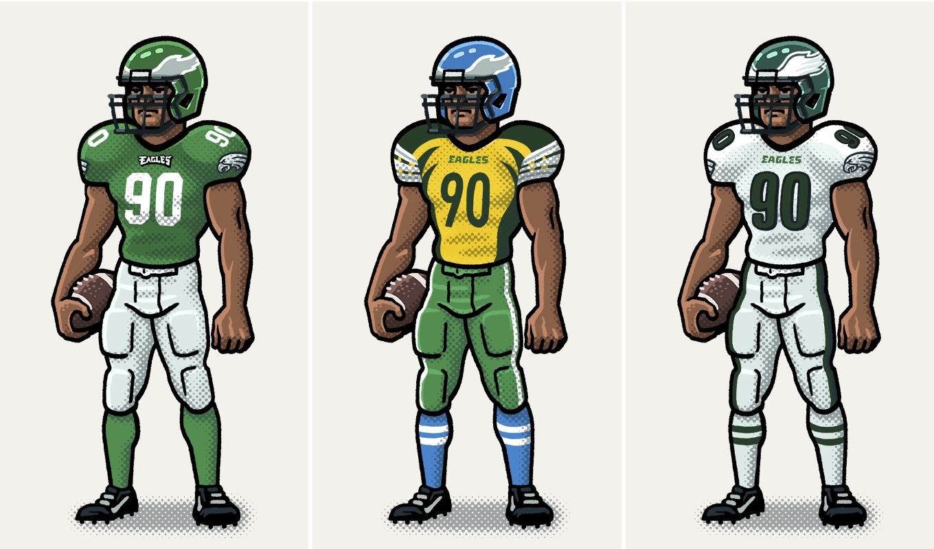 Rate These Concept Eagles Jerseys - Crossing Broad