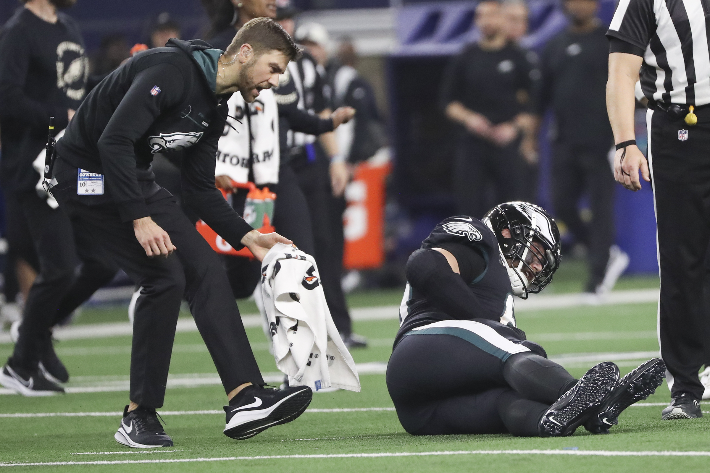 Eagles' Lane Johnson, Avonte Maddox likely out for rest of regular