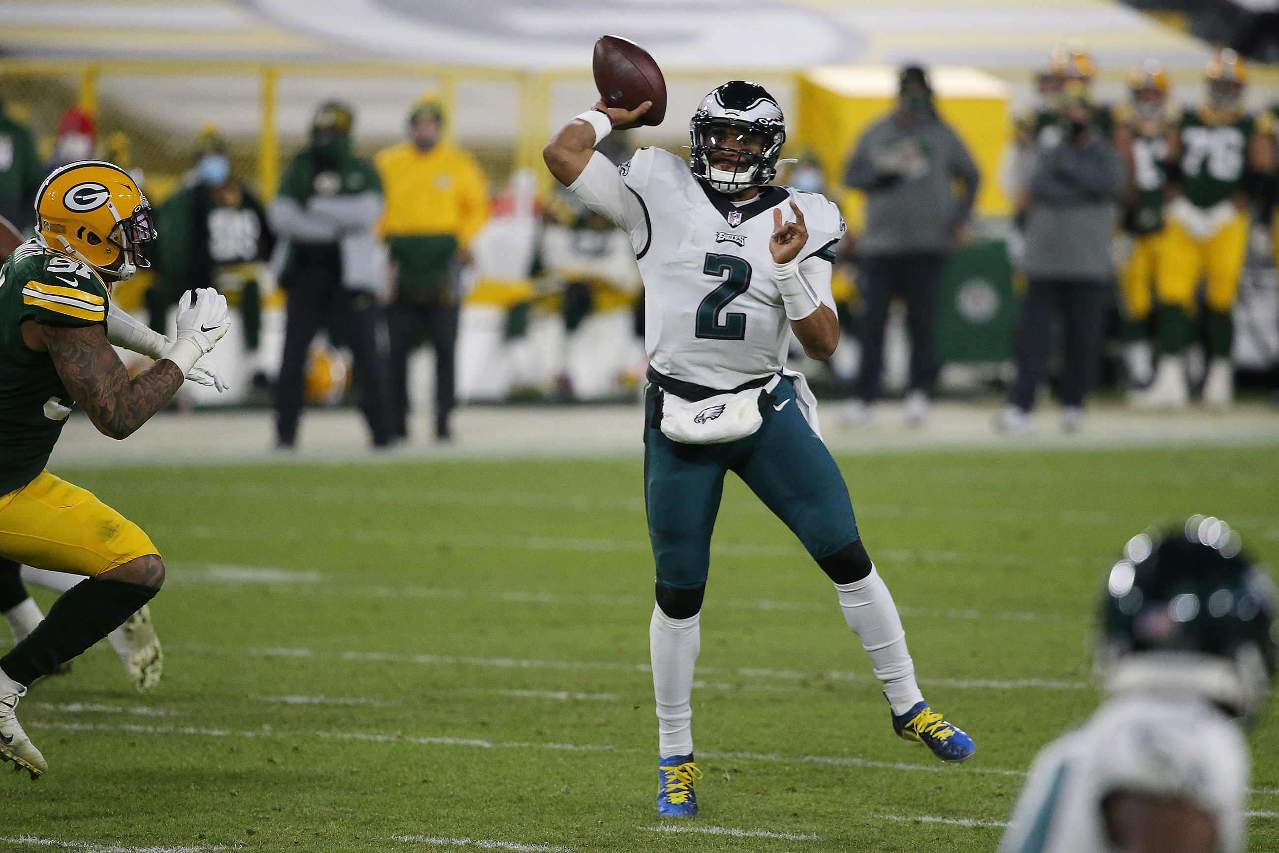 Eagles starting Jalen Hurts vs. Saints; Carson Wentz to bench - WHYY