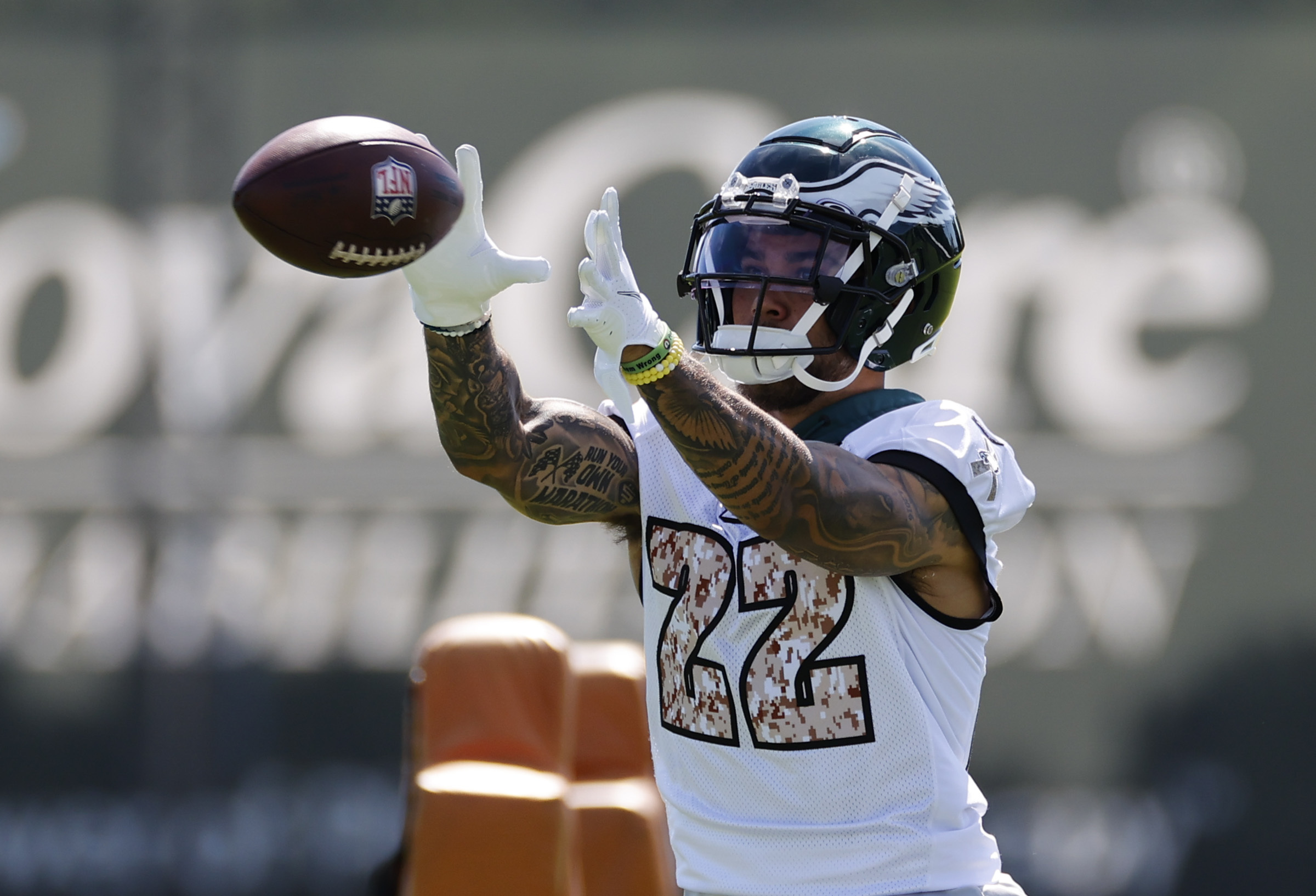 Indianapolis Colts wide receiver Zach Pascal runs a drill during practice  at the NFL team's football training camp in Westfield, Ind., Thursday, July  29, 2021. (AP Photo/Michael Conroy Stock Photo - Alamy