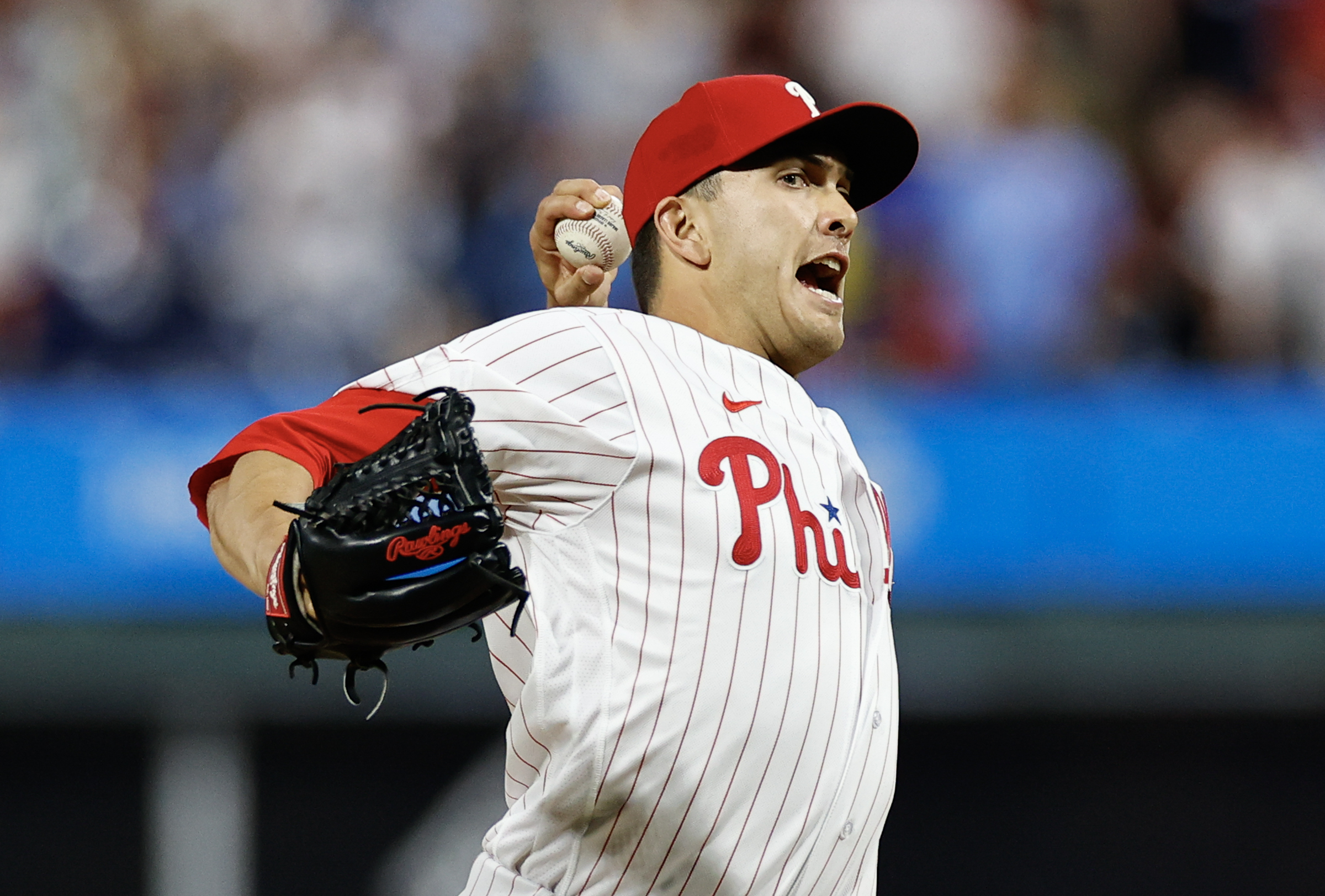 Phillies ace Nola loses no-hitter in seventh, wins game 8-3 over