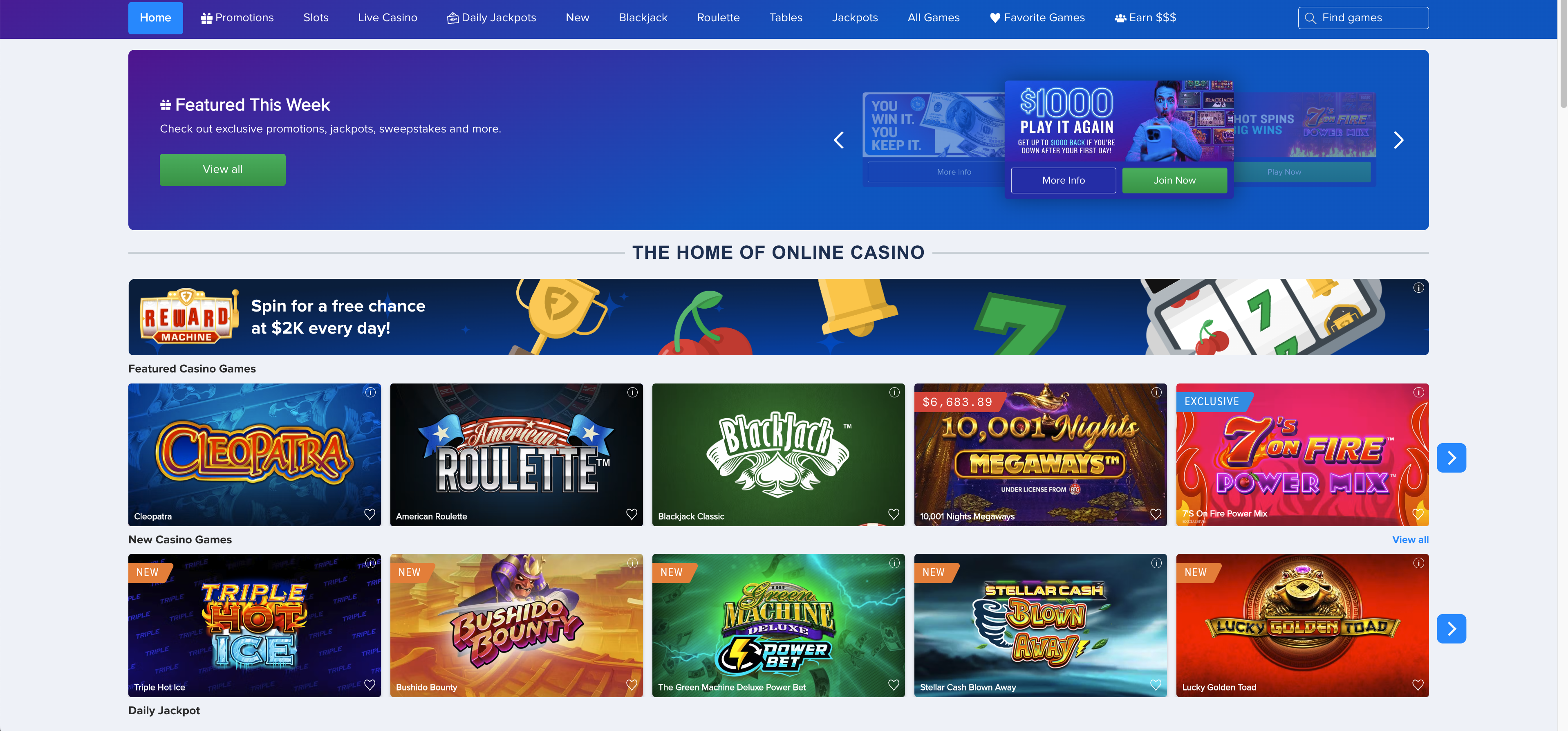 Play Online Casino Games for Real Money in NJ, PA, MI, WV