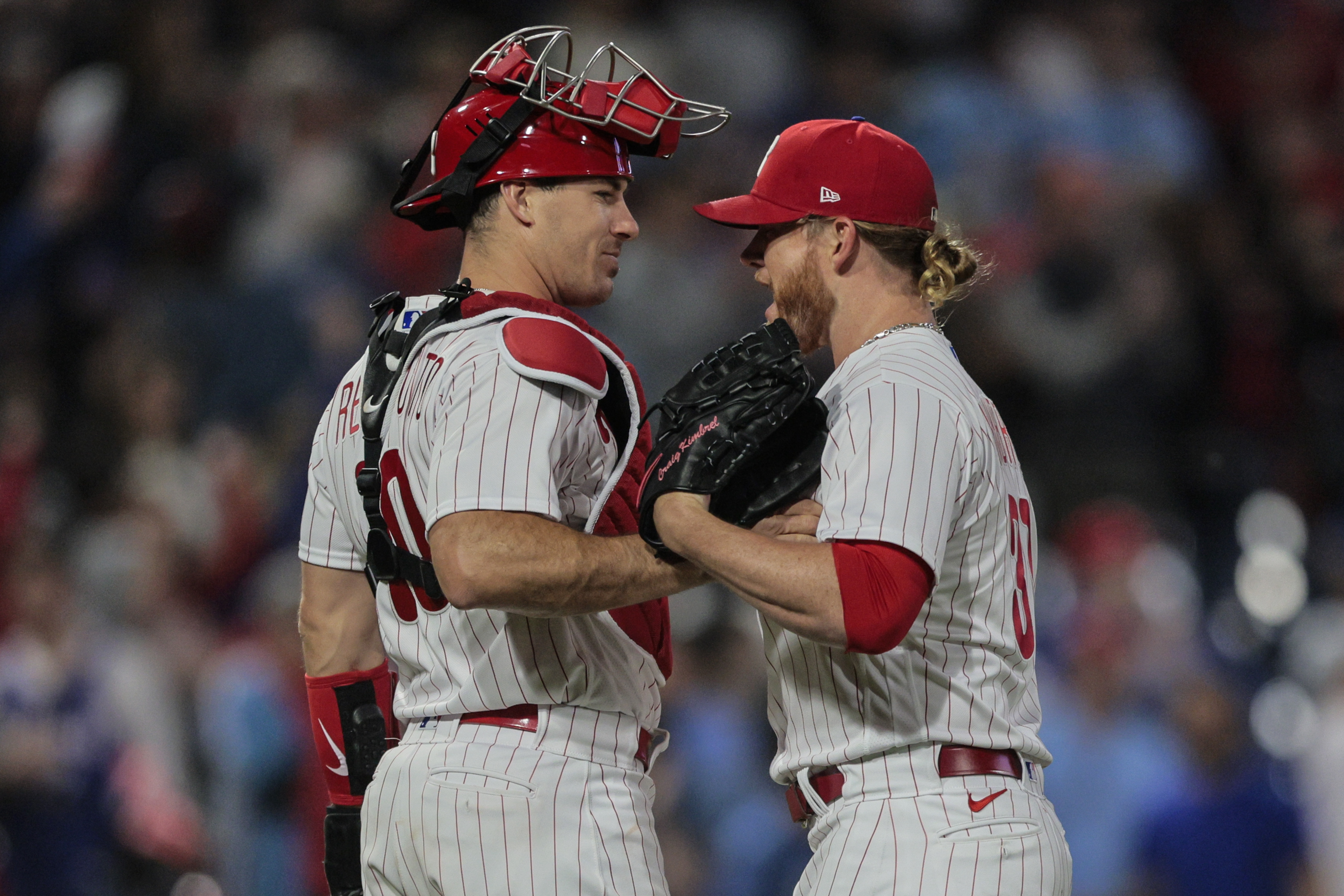 Aaron Nola and Nick Castellanos lead the way in Phillies' 8-4 victory over  Blue Jays, National Sports