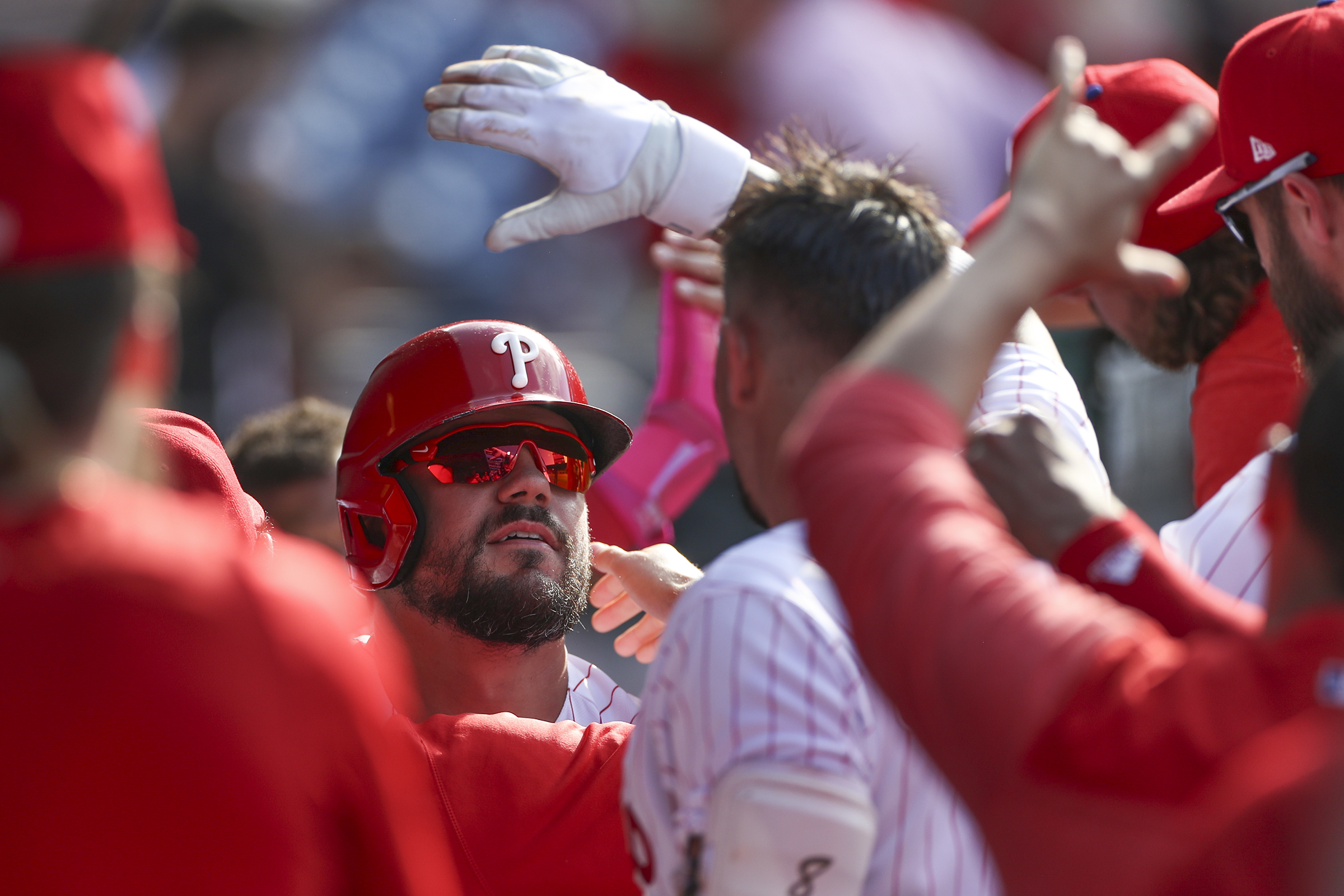 Schwarber homers twice to reach 30, Phillies top Nationals 8-4 in