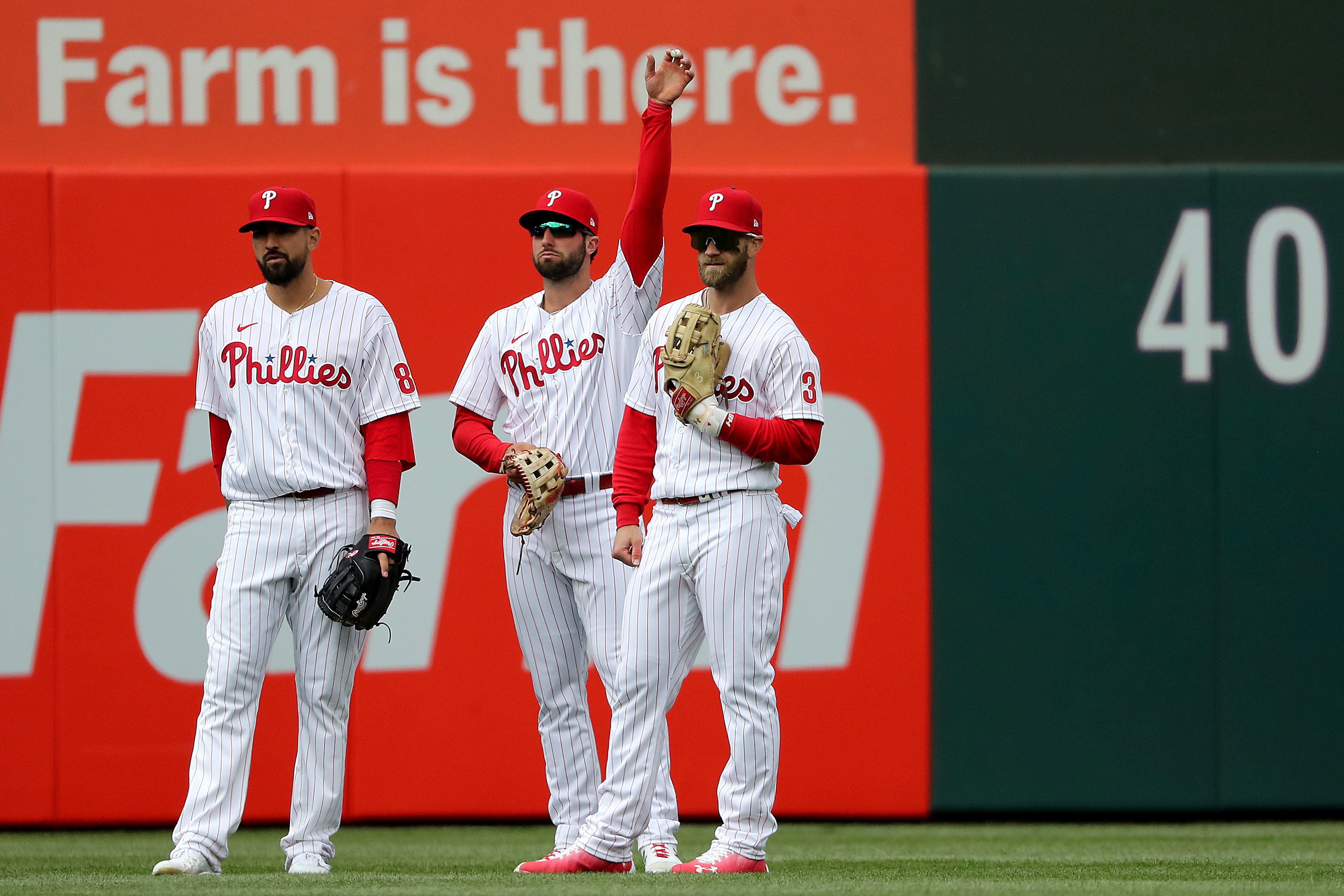 Philadelphia Phillies right fielder Bryce Harper gets tossed for the second  time since joining the team on Sunday. That…