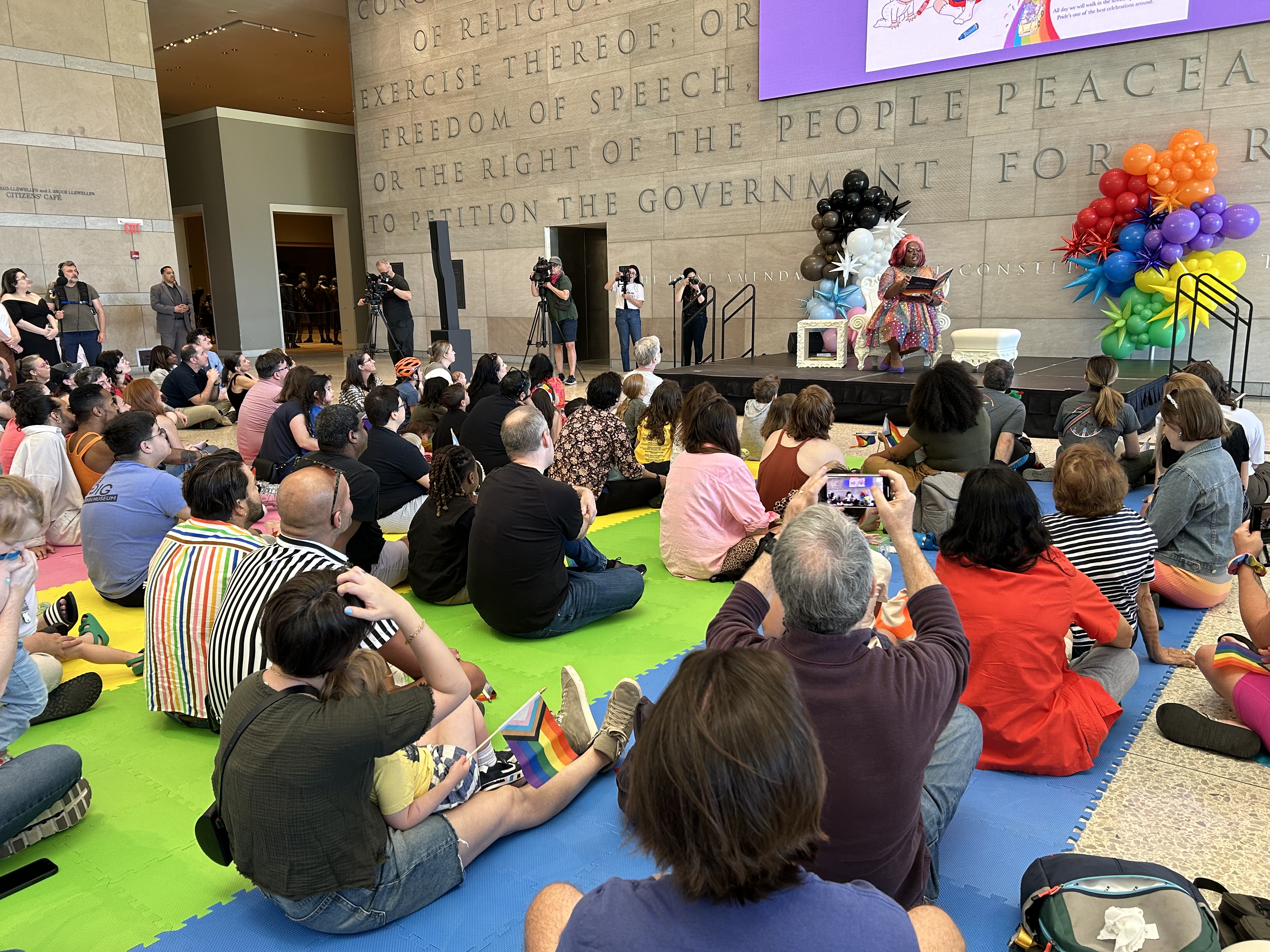 Philadelphia sets a Guinness record for largest drag story time