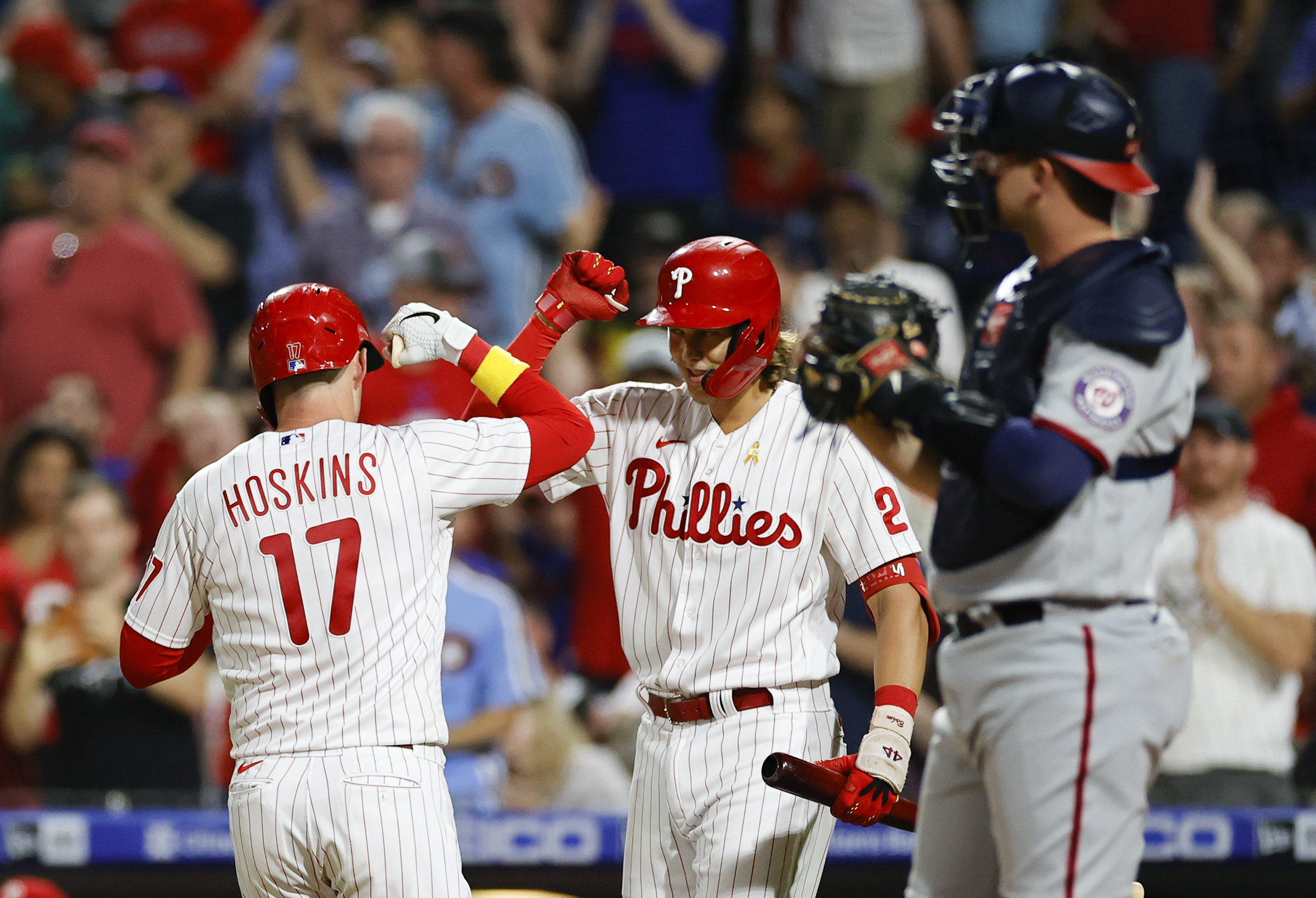 JT Realmuto's tiebreaking homer helps Phillies snap skid in Washington –  Delco Times