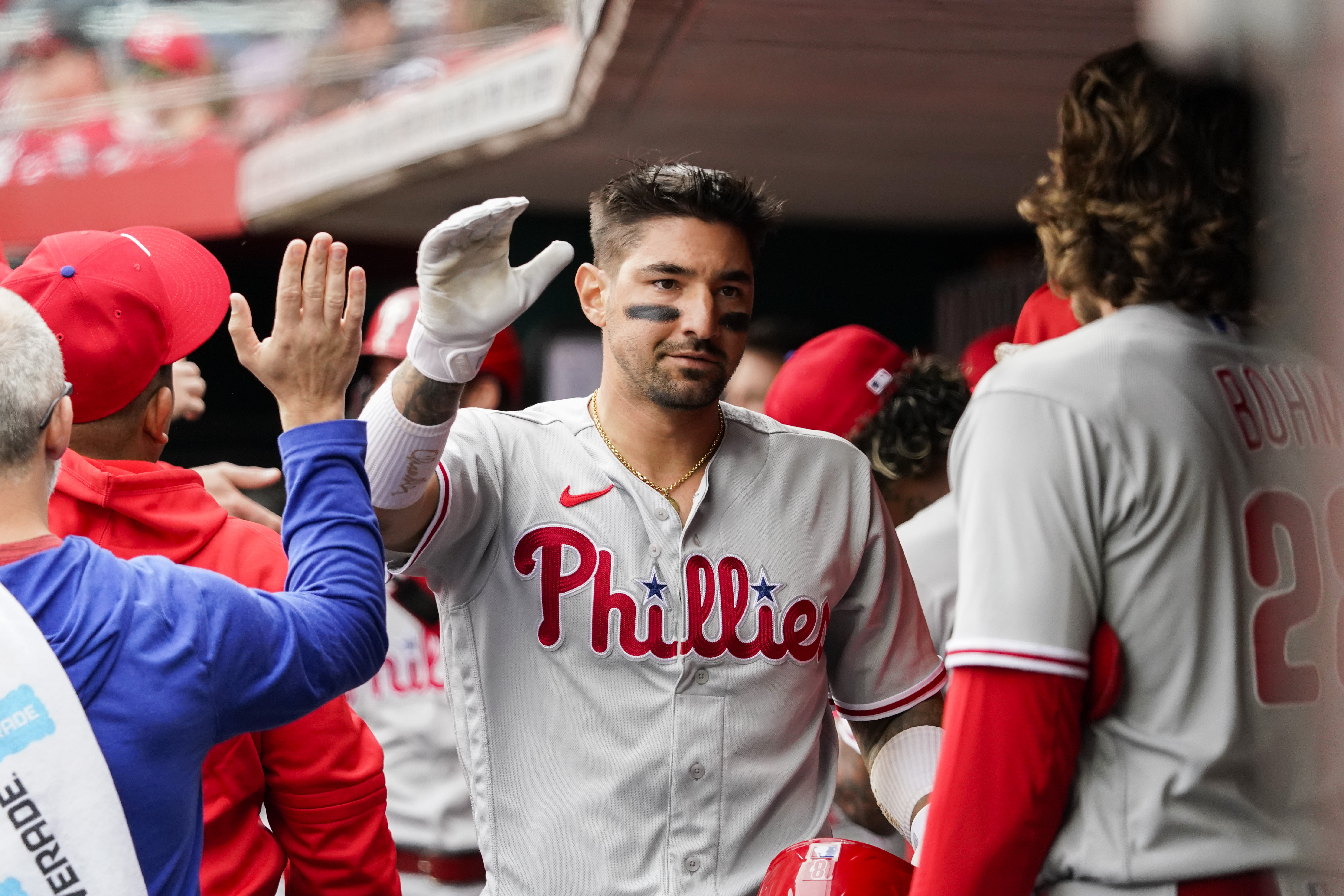 Bryson Stott starts nine-run first inning, as Phillies leave