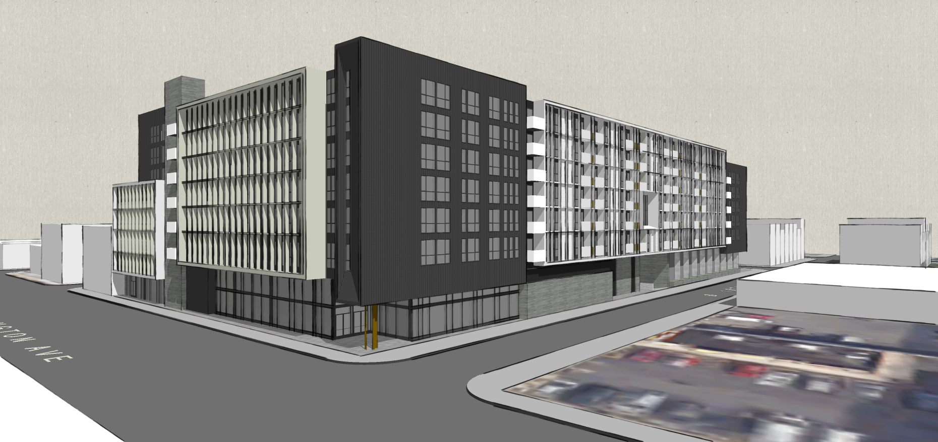 洋書 PISOS PILOTO-MODEL APARTMENTS Renderings Revealed for 1238-46 Belmont Avenue in East