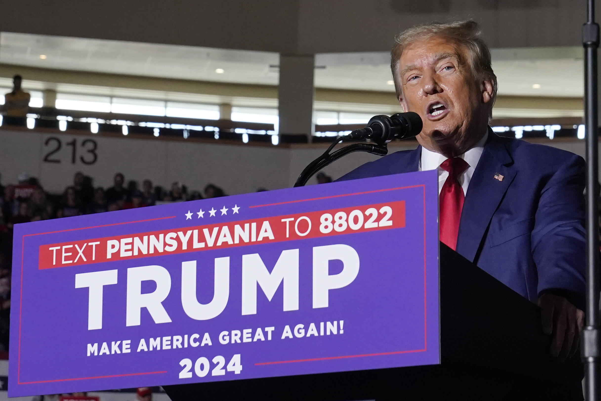 Donald Trump Pa. rally Trump rails against indictments Biden