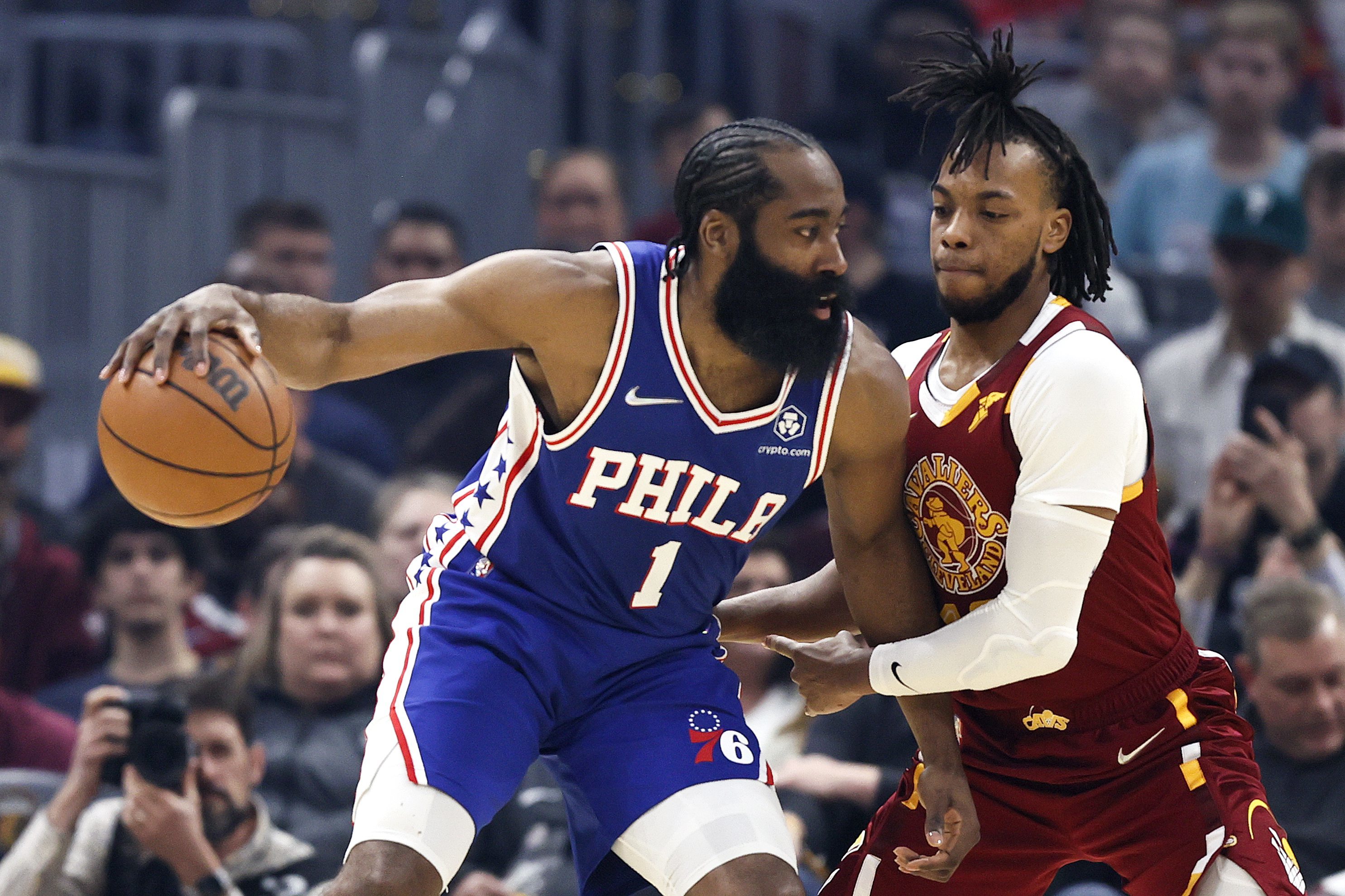 James Harden, Sixers stun Celtics in Game 1 without Joel Embiid - The  Washington Post