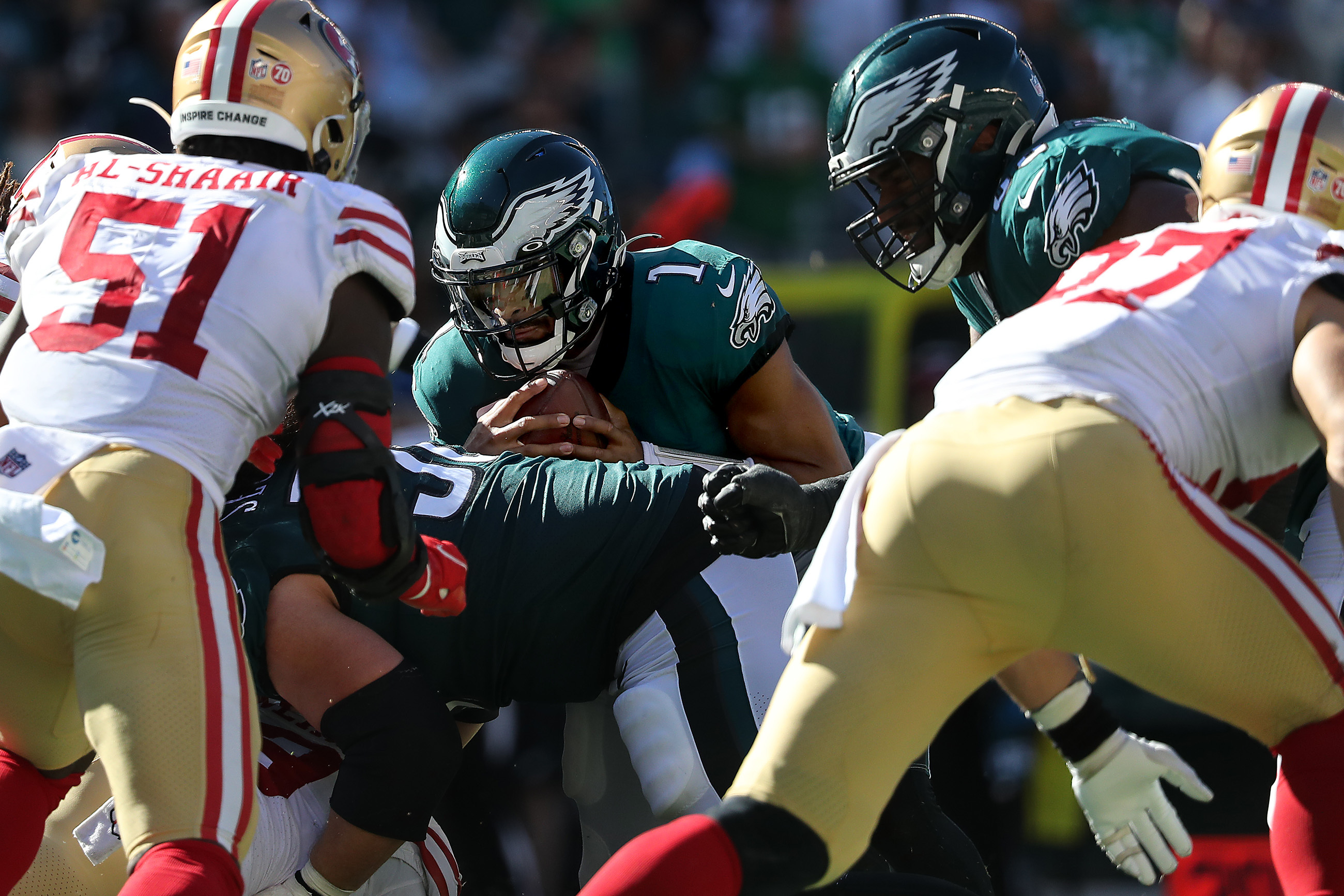 Eagles-49ers 2023 NFL NFC Championship injury report: Eagles healthy ahead  of Sunday - DraftKings Network