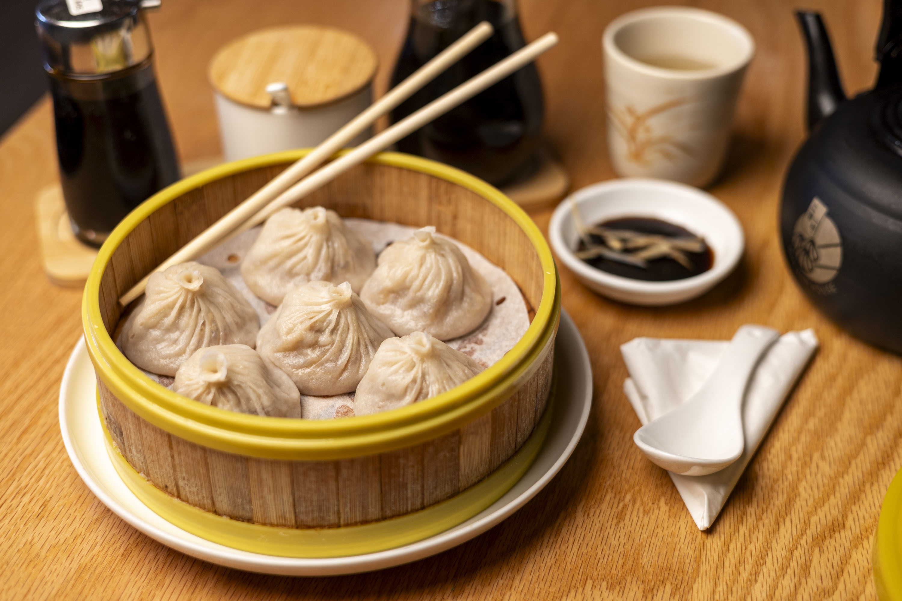 Pork soup dumplings at Dim Sum House in Cherry Hill, N.J., on Thursday, Aug., 29, 2024. .