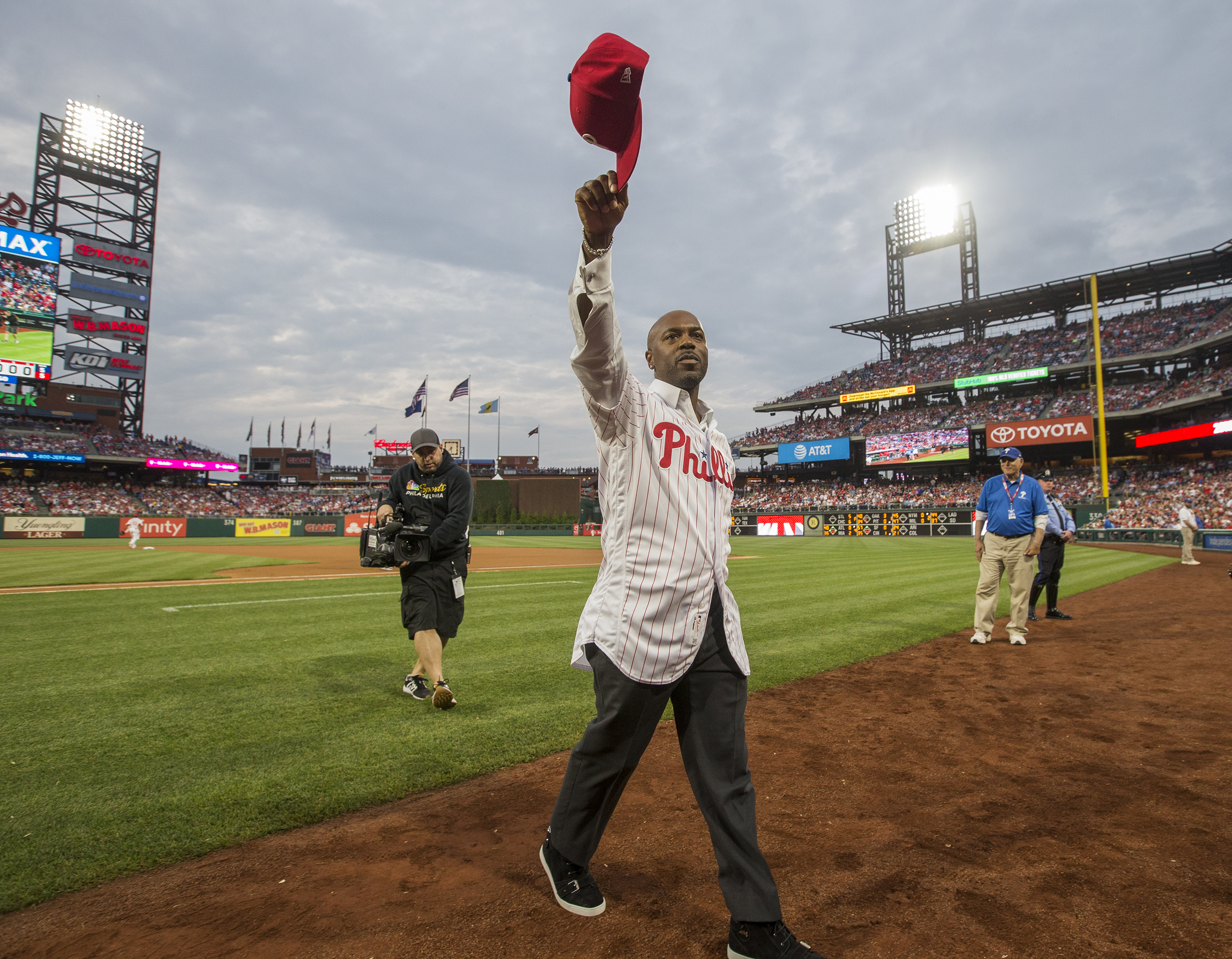 Jimmy Rollins by Major League Baseball Photos