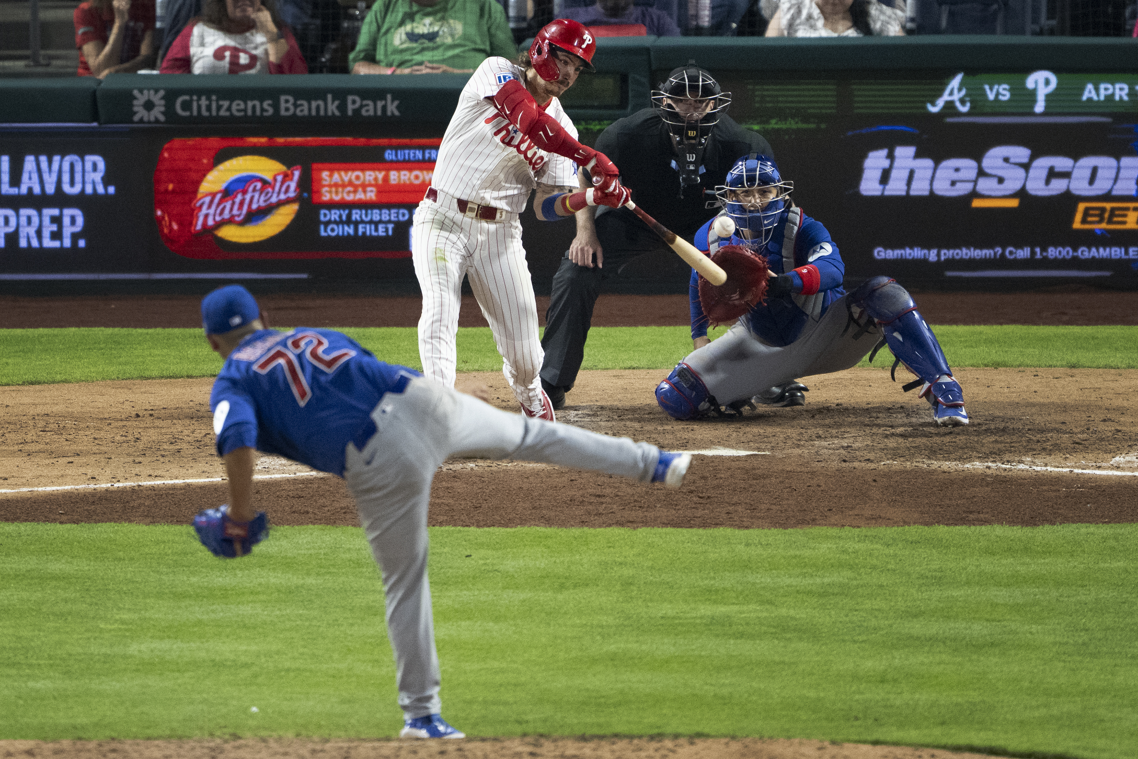 Dynamic Phillies’ Schwarber Homers Twice In An Inning; Harper Hits For Cycle Scene Art Dynamic Phillies’ Schwarber Homers Twice In An Inning; Harper Hits For Cycle Scene Art