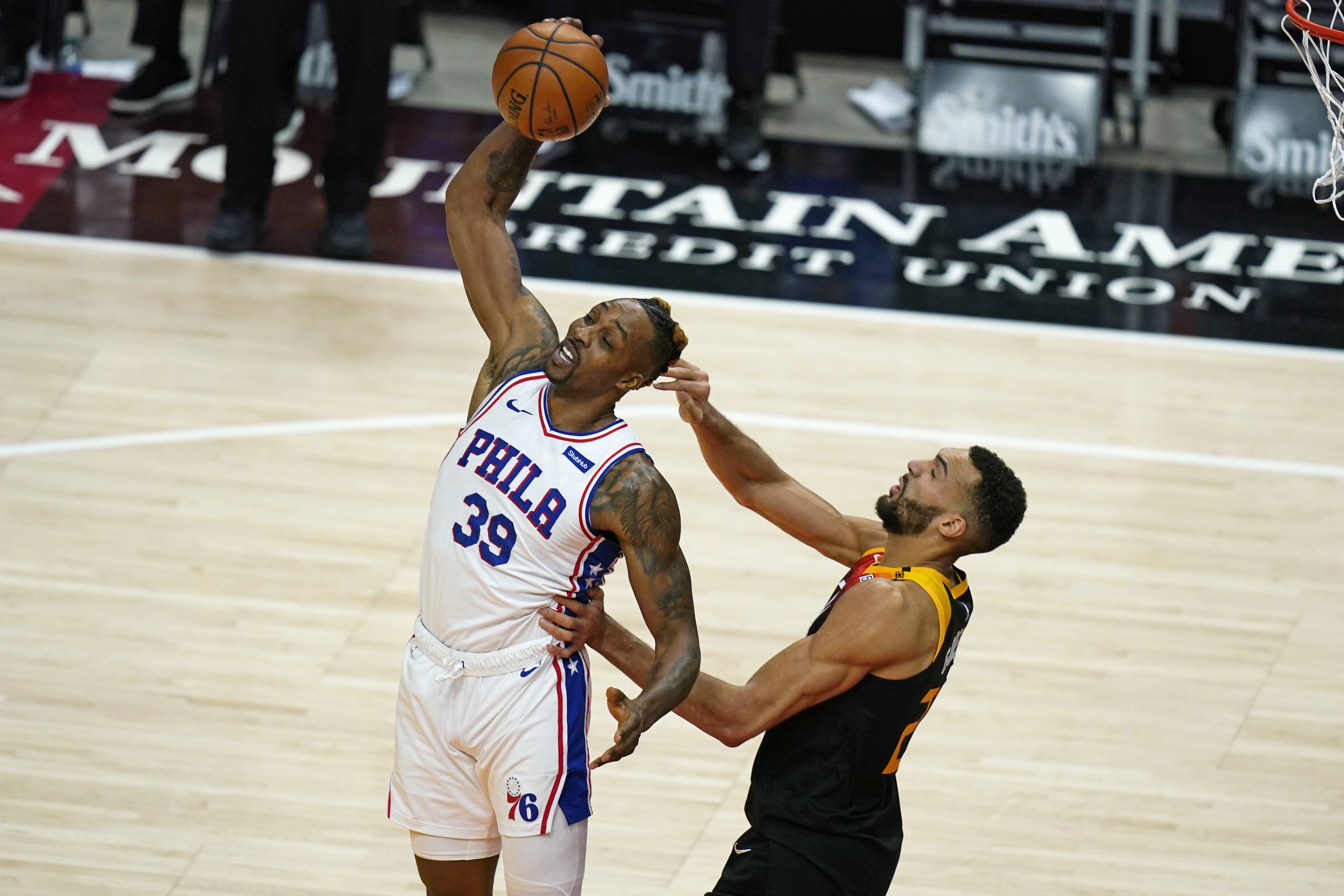 Philadelphia 76ers Dwight Howard Excelled Vs Utah Jazz Despite Playing With A Heavy Heart