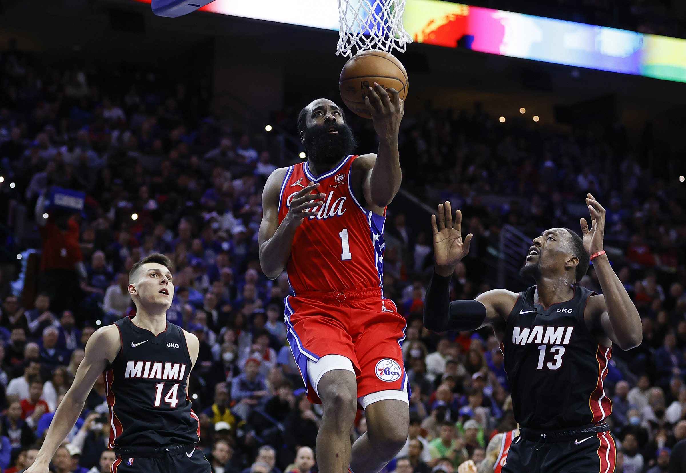 Heat swarm 76ers in Game 6 to clinch series and spark James Harden