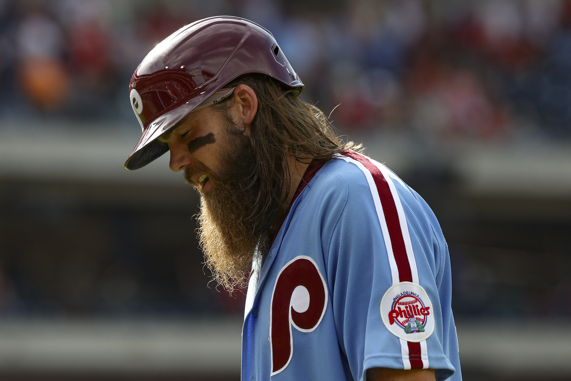 Why Brandon Marsh's wet hair makes him a perfect fit with the Phillies