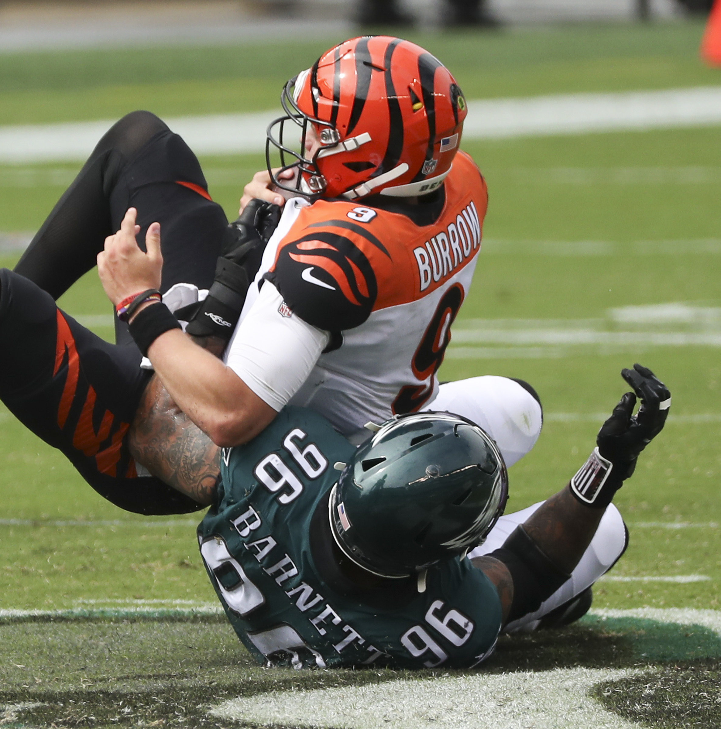 Dallas Goedert injury crippled Philadelphia Eagles in 23-23 tie with  Cincinnati Bengals