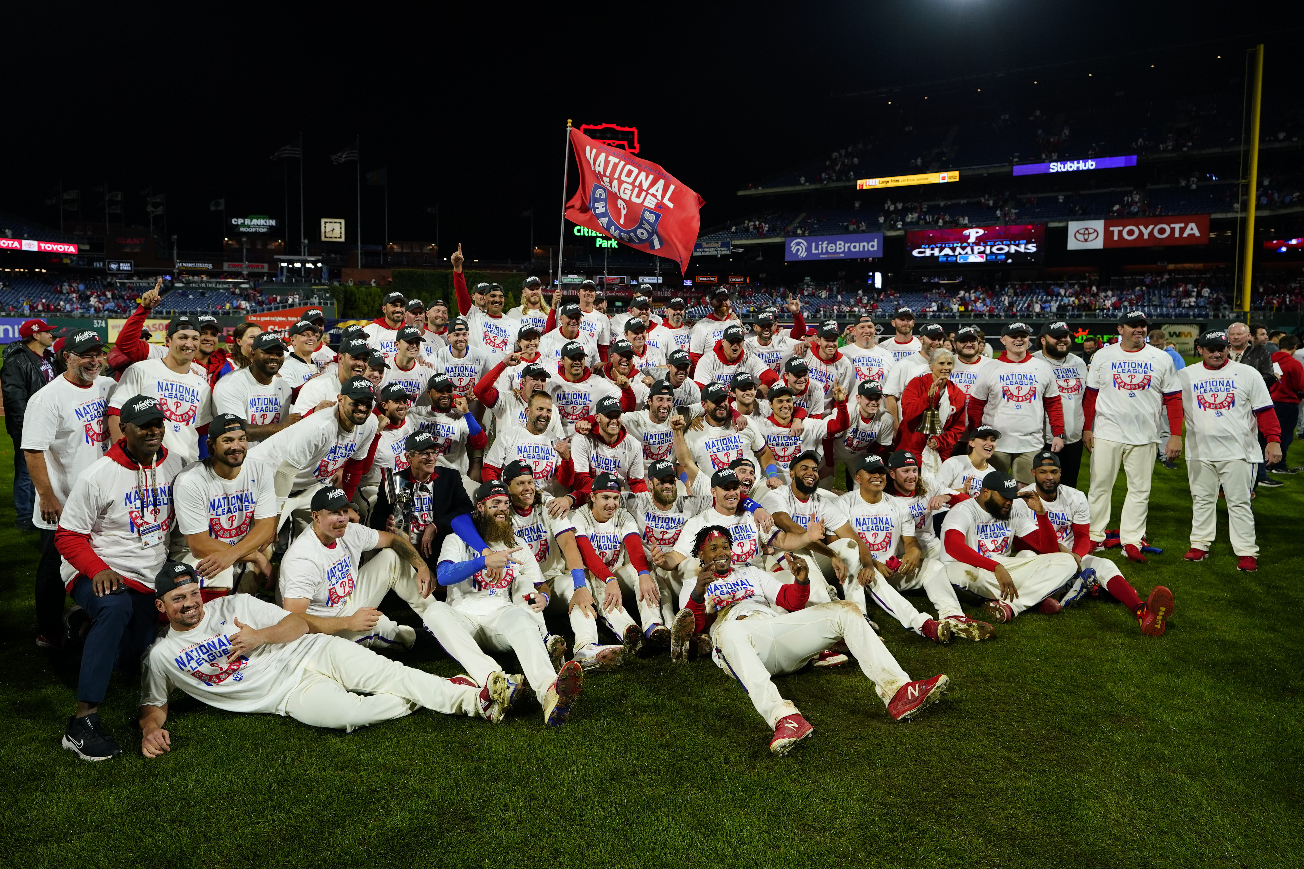 Philadelphia Skyline Philadelphia Phillies Team 2022 World Series