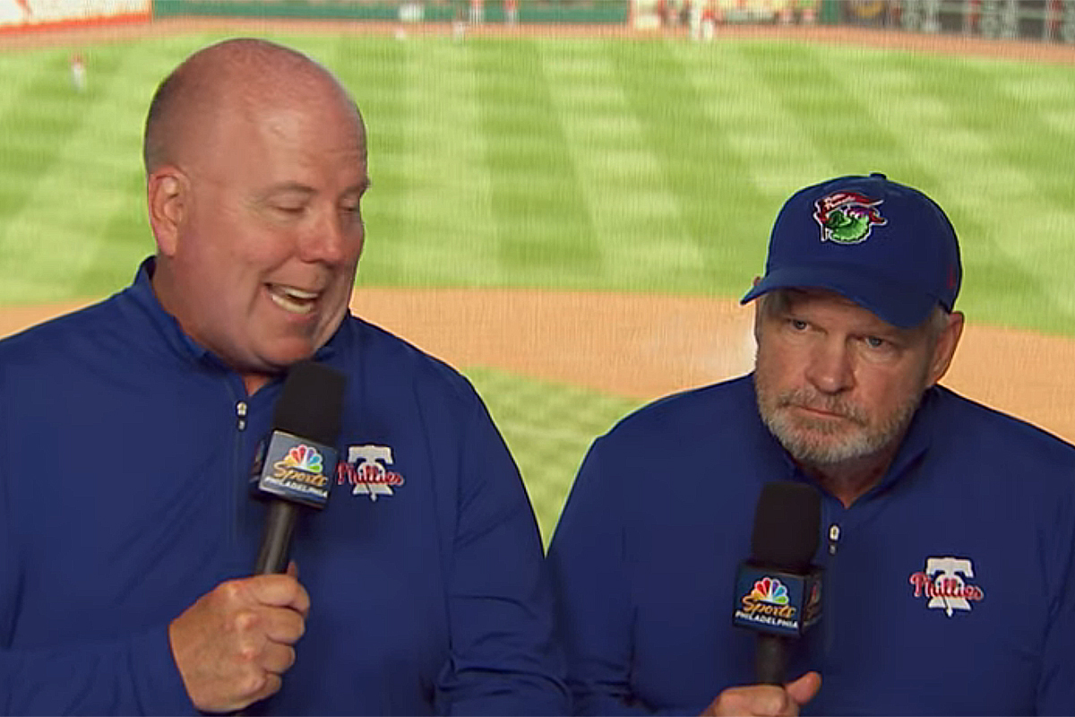 John Kruk was miserable in the stands during Phillies' blowout win