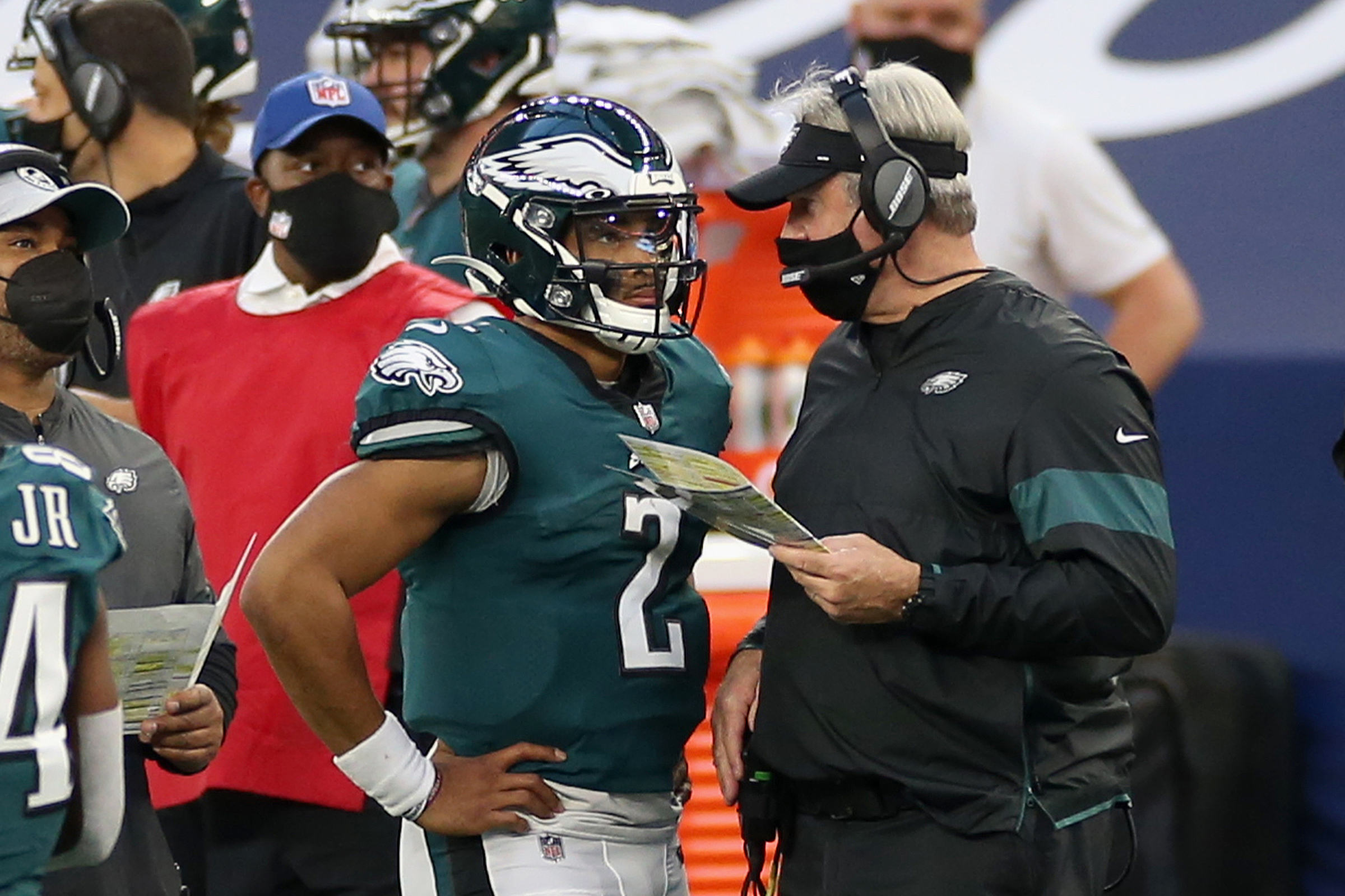 Philadelphia Eagles coach Doug Pederson undecided on Jalen Hurts