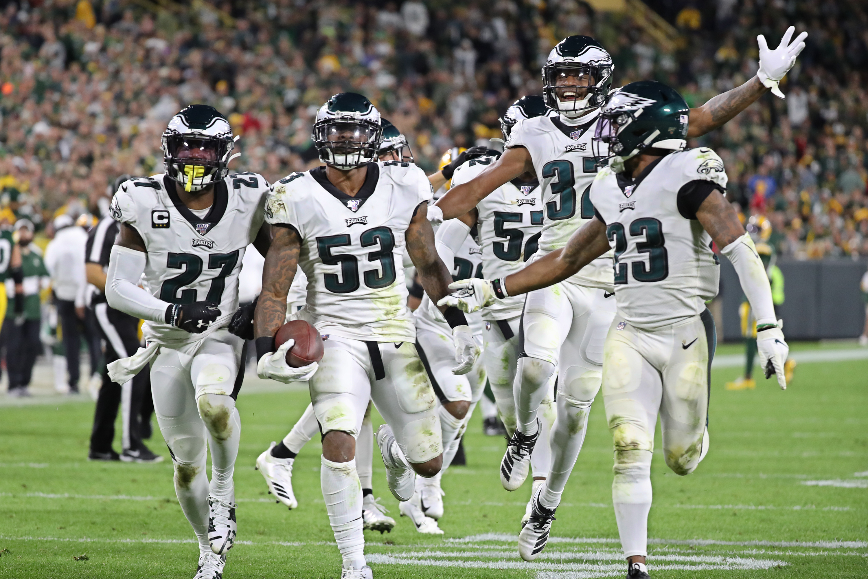 Pictures of Philadelphia Eagles' 34-27 victory over Green Bay Packers — NFL,  Week 4