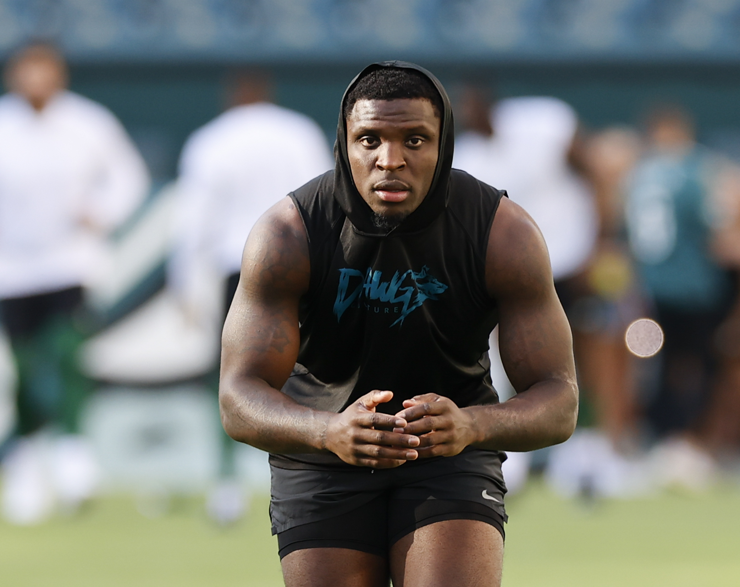 Philadelphia, Pennsylvania, USA. 21st Dec, 2021. Philadelphia Eagles wide  receiver Jalen Reagor (18) in action during the NFL game between the  Washington Football Team and the Philadelphia Eagles at Lincoln Financial  Field