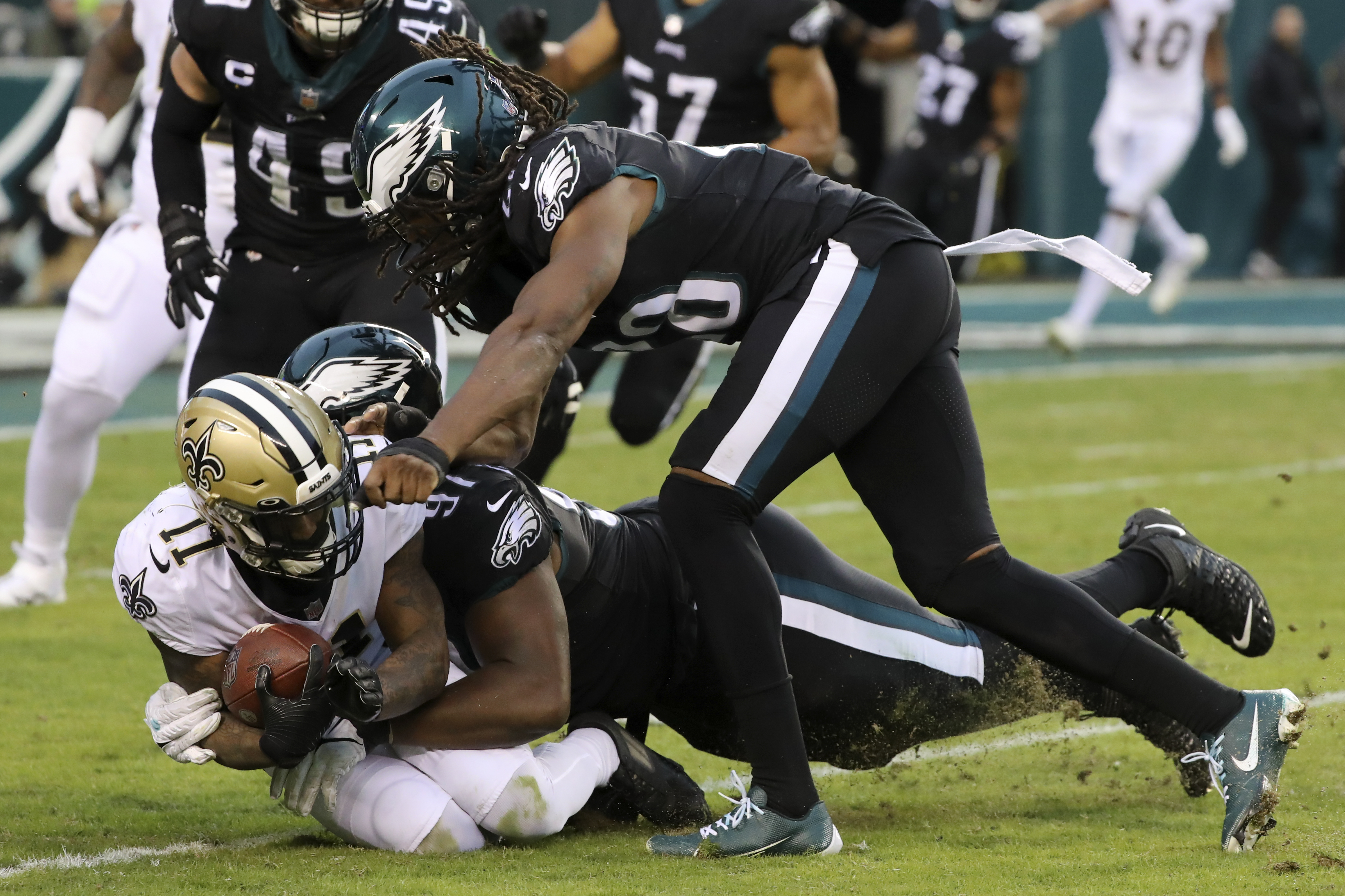 Eagles-Saints analysis: Jalen Hurts, running game shine vs. NFL's top rush  defense in first home win