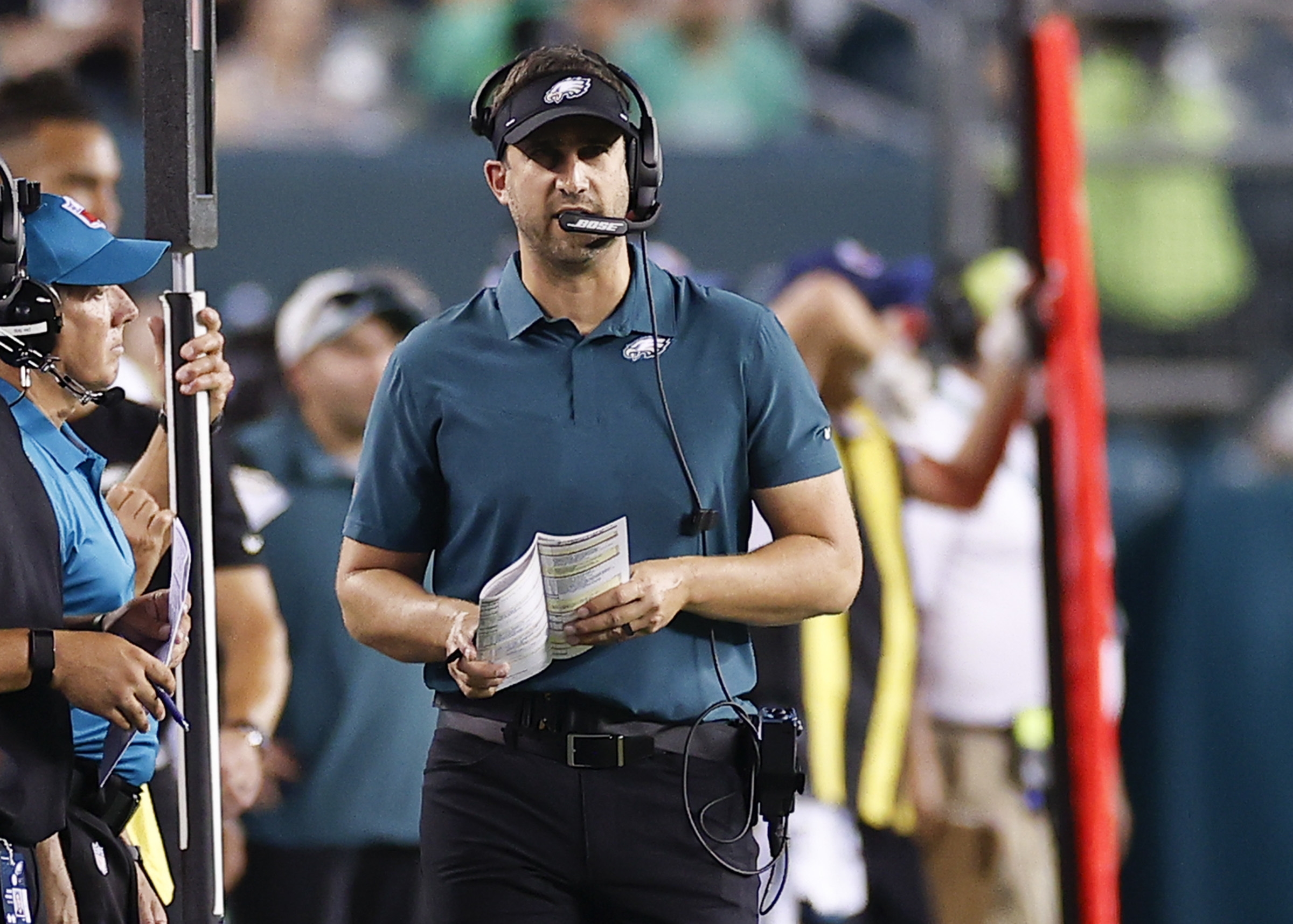 Philadelphia Eagles coach Nick Sirianni and staff survive first NFL  preseason game