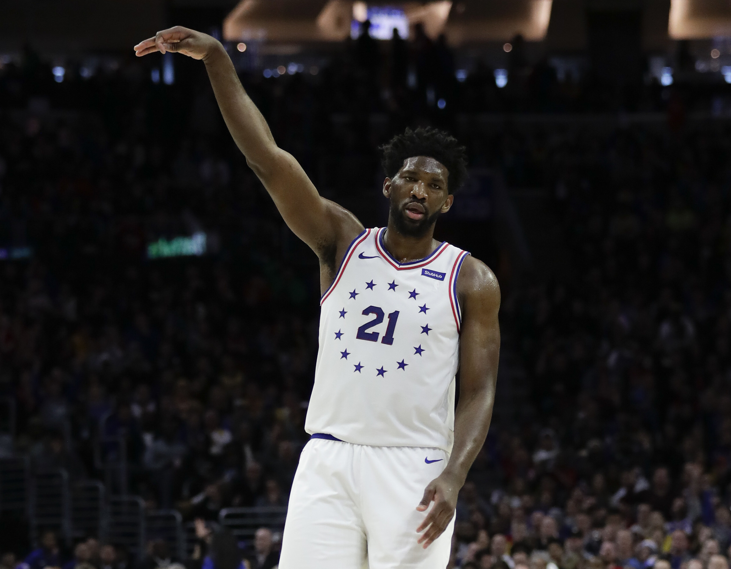 embiid white jersey