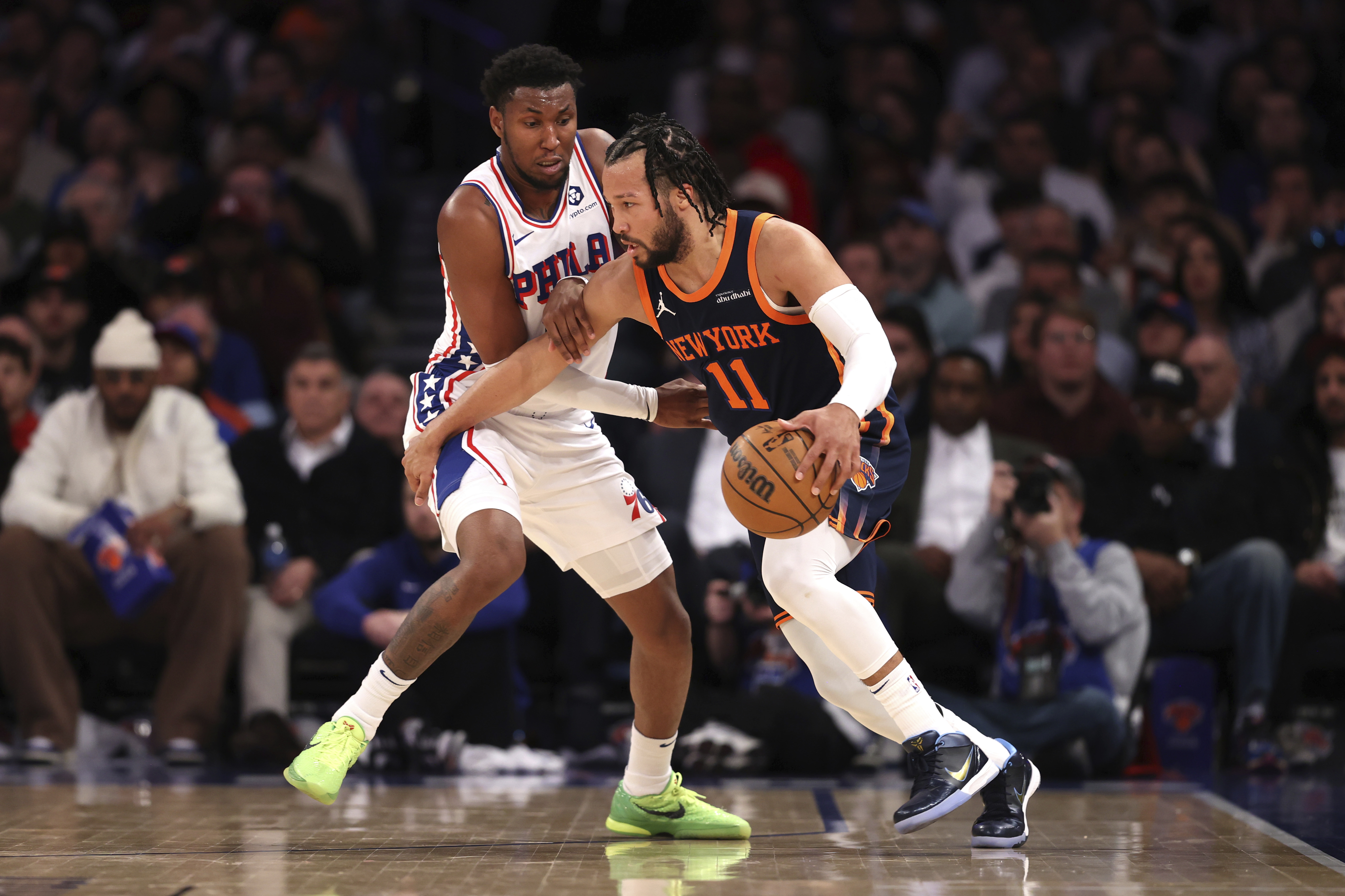 Sixers drop ninth straight, as Jalen Brunson and 'Nova Knicks' hold on