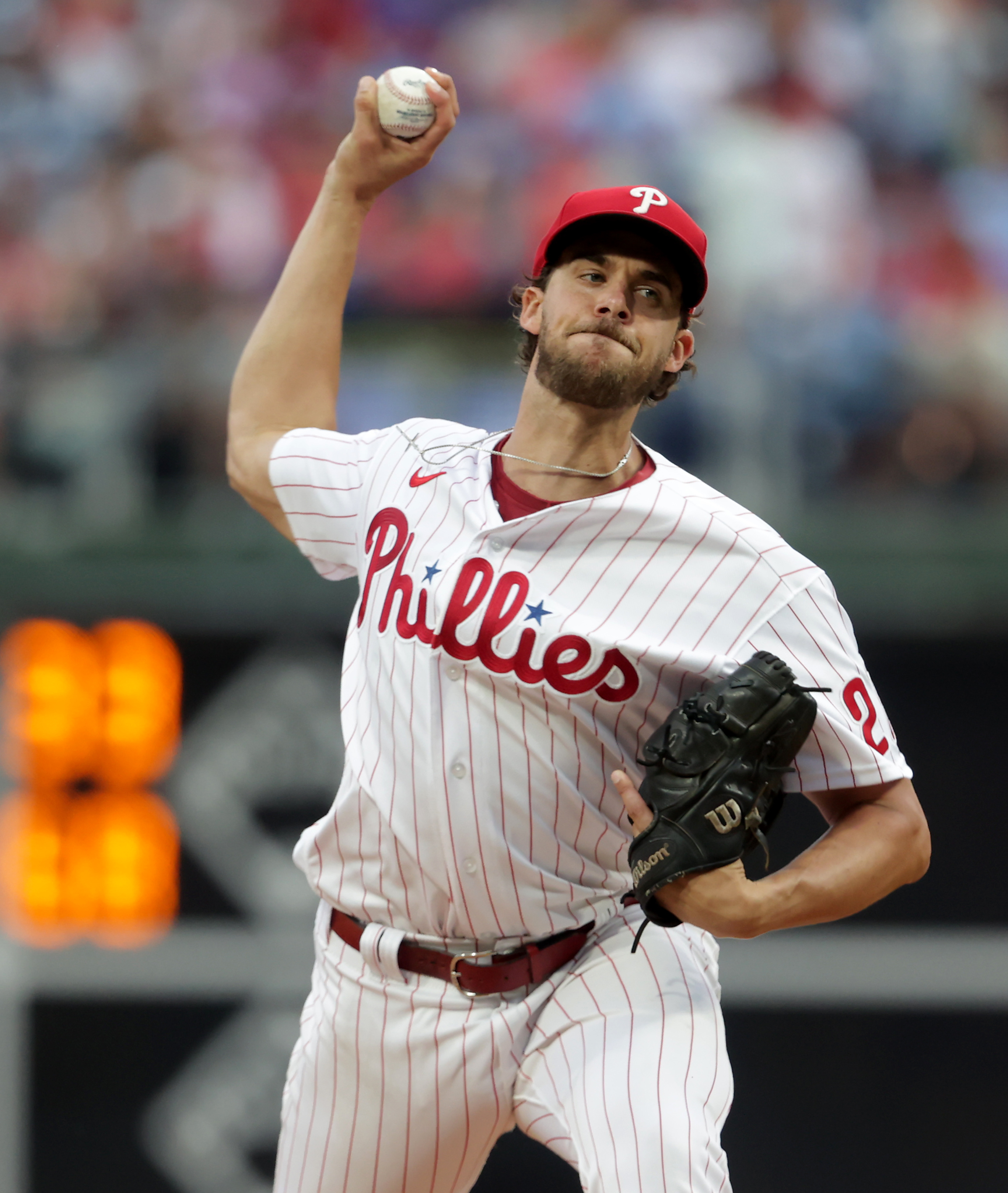 Aaron Nola struggles in first start in nine days as Phillies fall