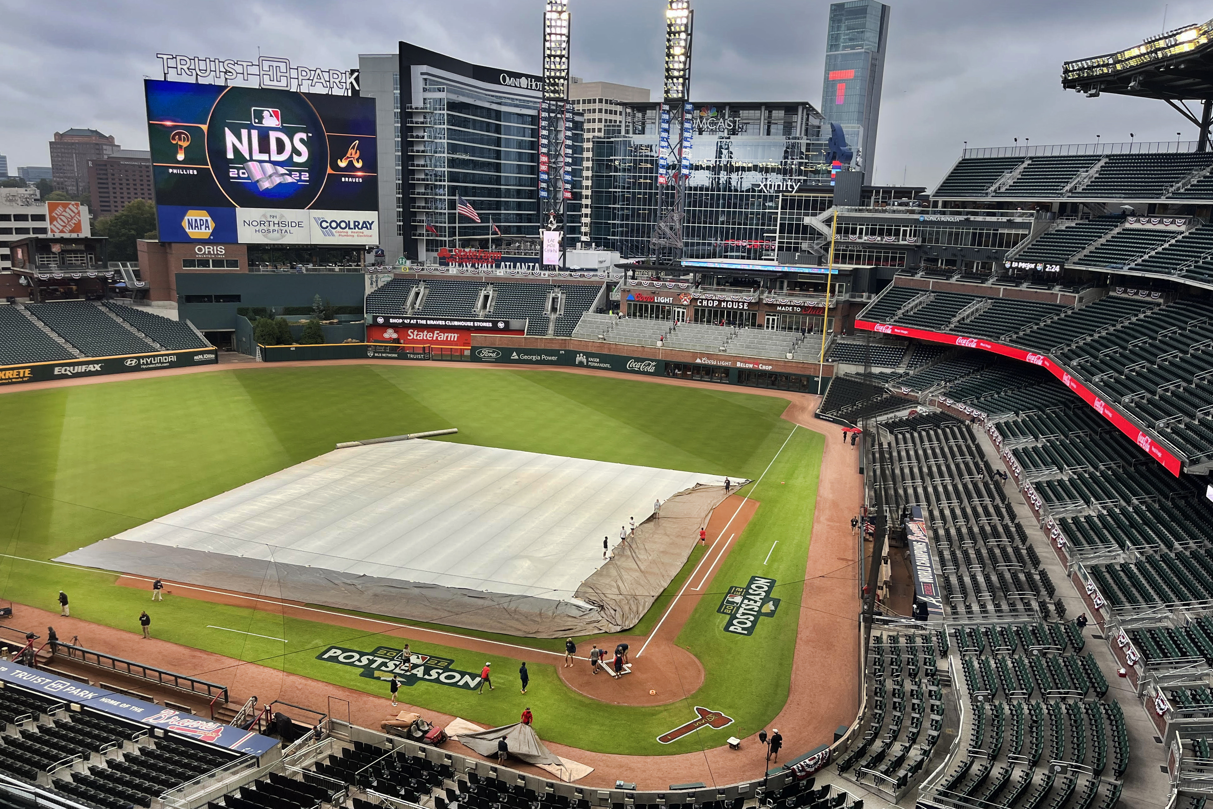 Braves announce start times for first 2 NLDS games; Truist Park